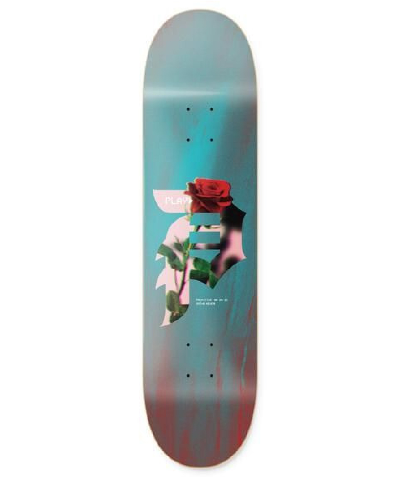 PRIMITIVE LONG PLAY SKATE DECK 8.25 TEAL