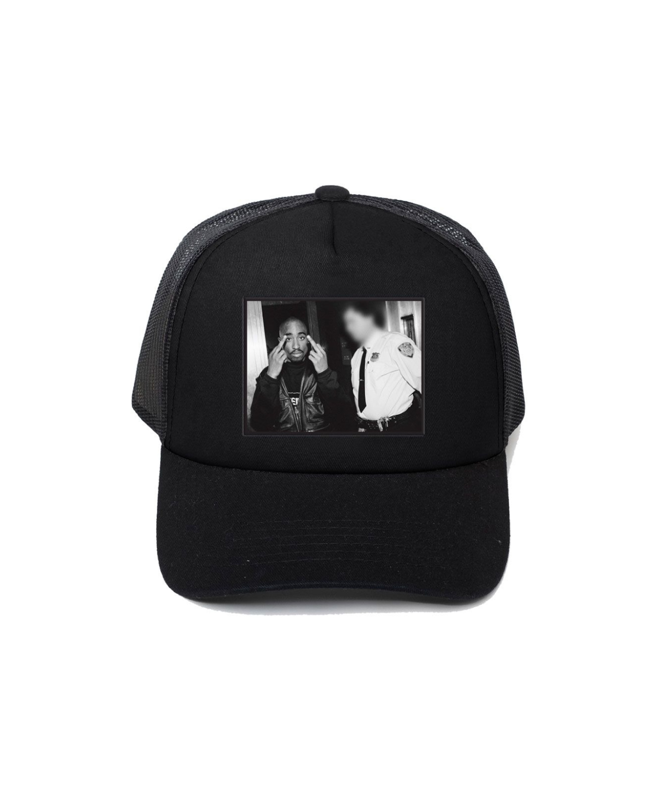 PRIMITIVE X 2PAC ICON TRUCKER HAT BLACK