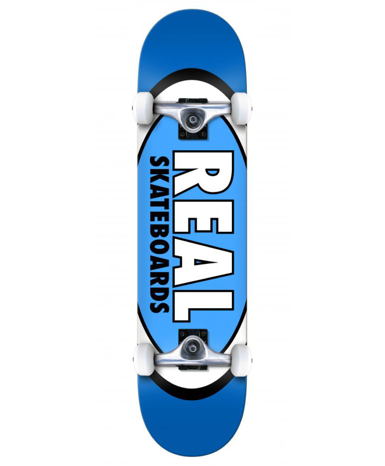 REAL CLASSIC OVAL COMPLETE SKATEBOARD 7.75 BLUE