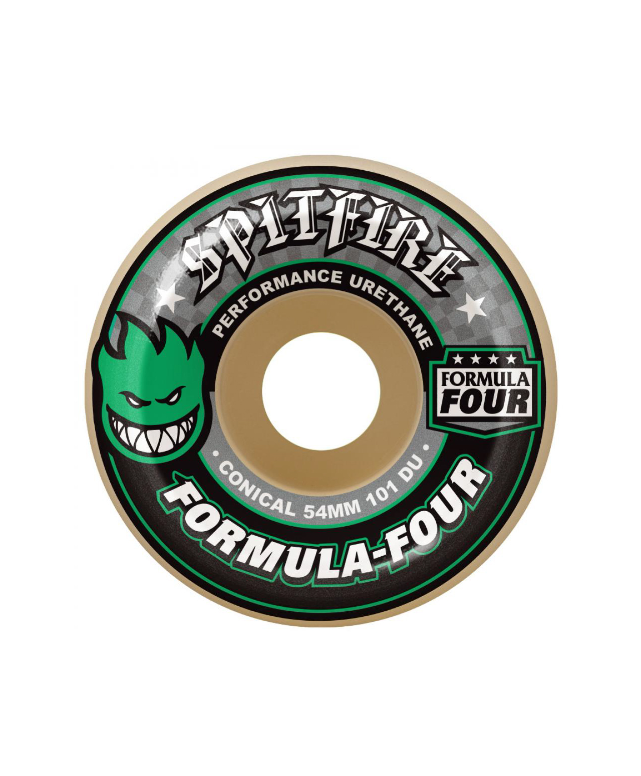 SPITFIRE FORMULA FOUR WHEELS CONICAL 101DU 54MM NATURAL