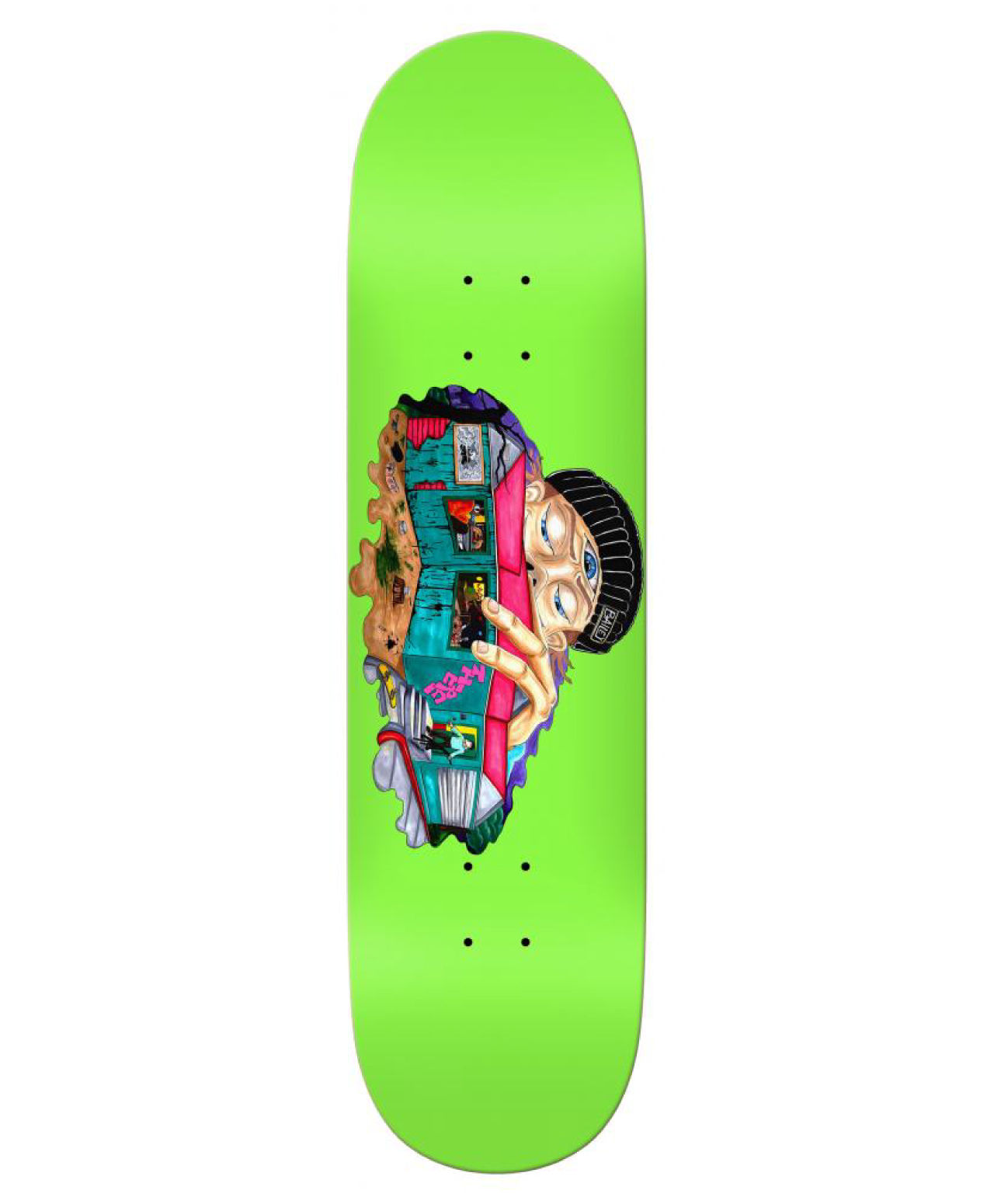 THERE JESSYKA LUCID DREAMING SKATE DECK 8.06 GREEN