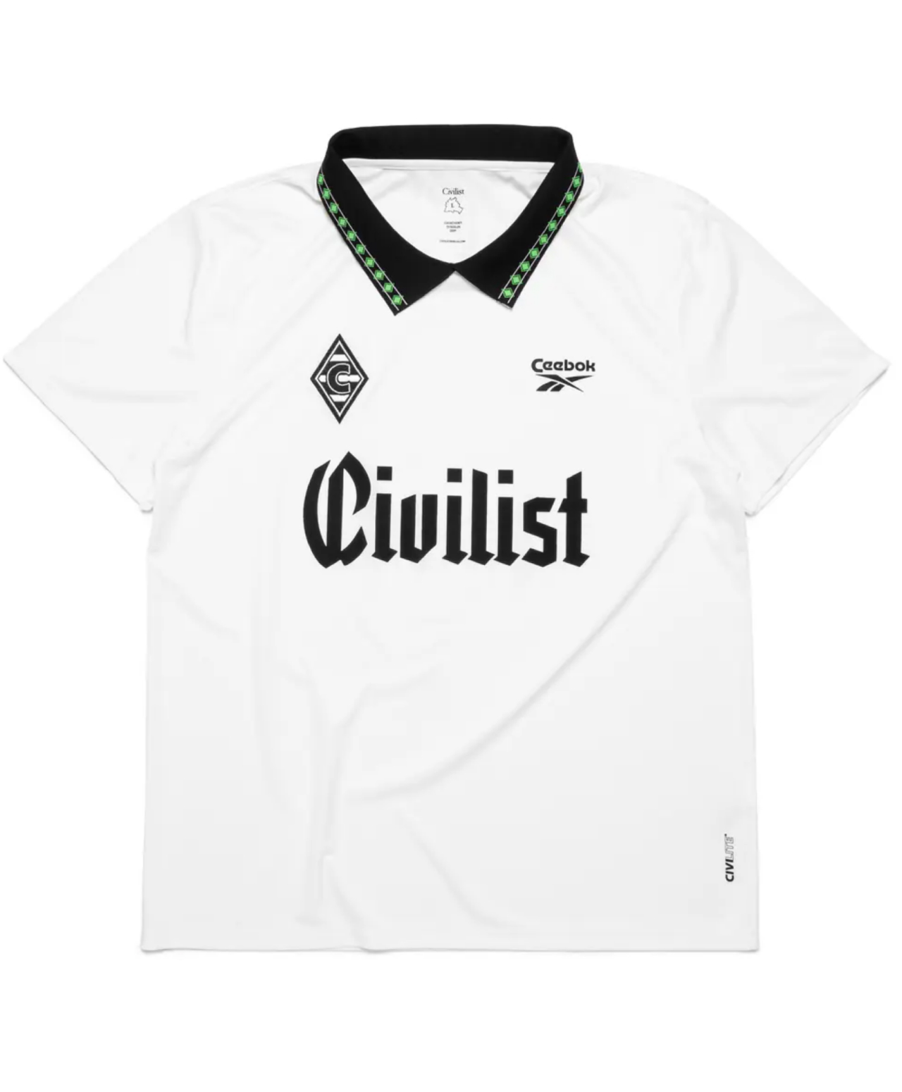 CIVILIST BM JERSEY WHITE/GREEN