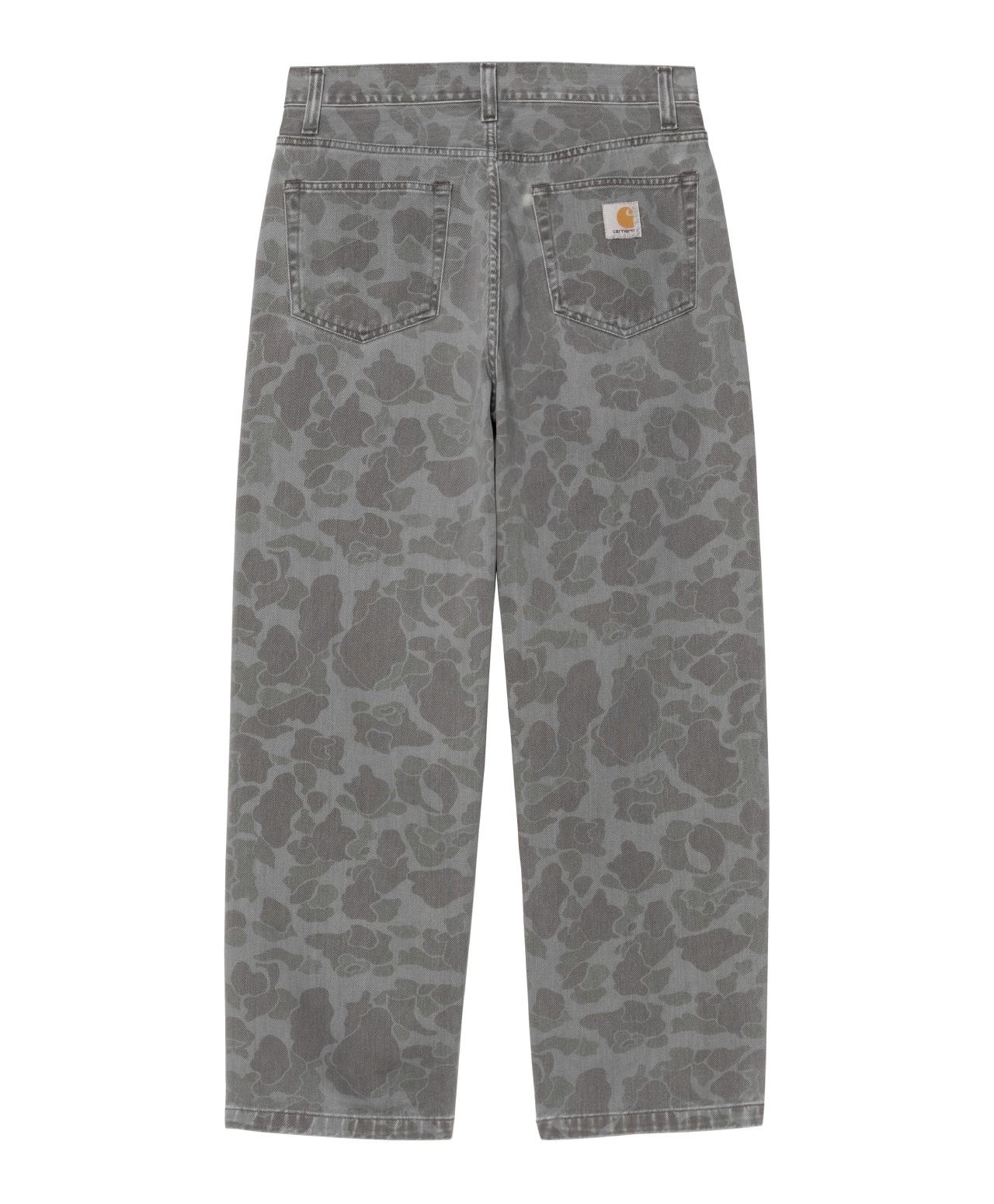 CARHARTT WIP DUCK LANDON PANT CAMO DUCK/BLACK HEAVY BLEACHED