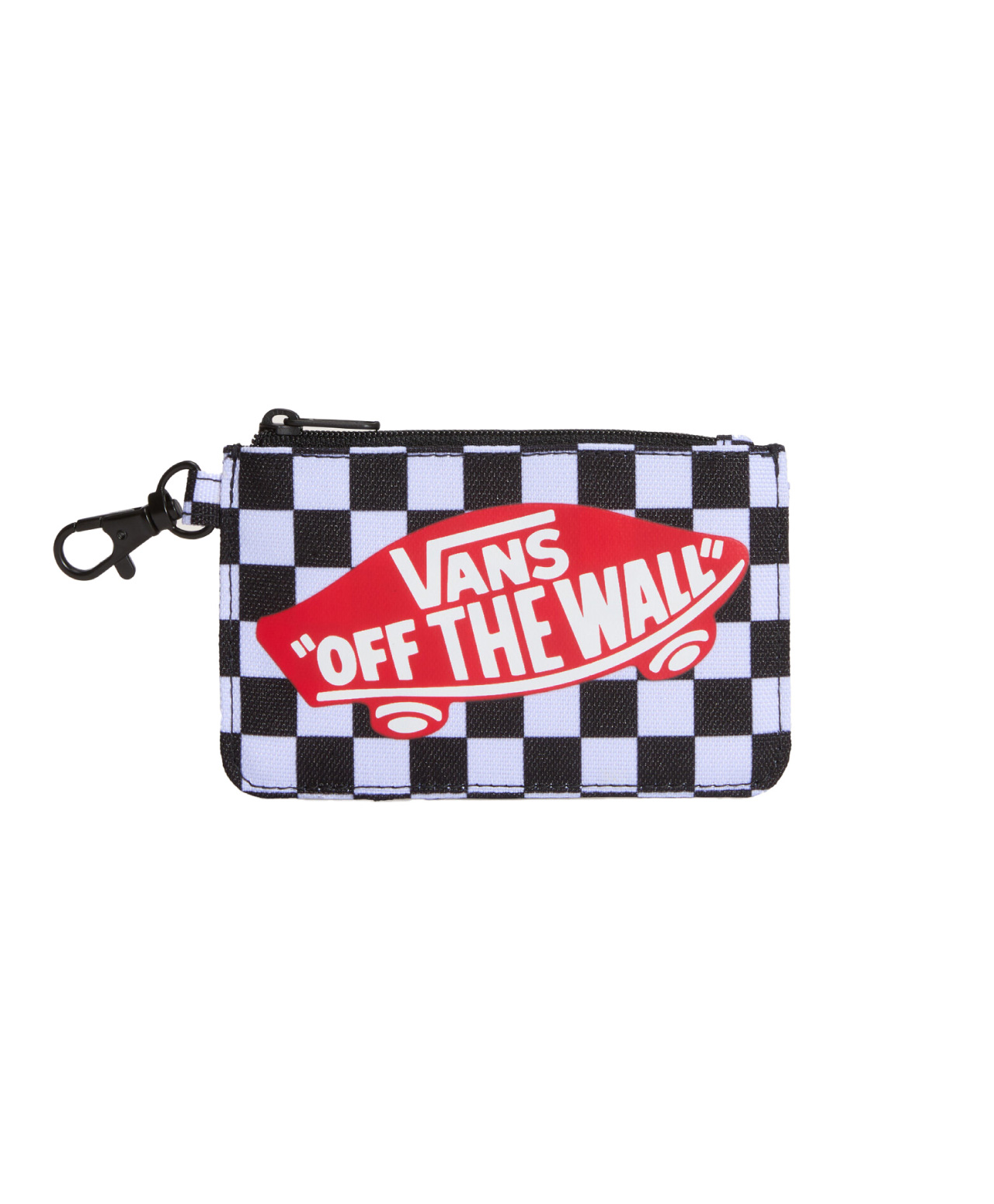 VANS OFF THE WALL ZIP WALLET CHECK BLACK/WHITE