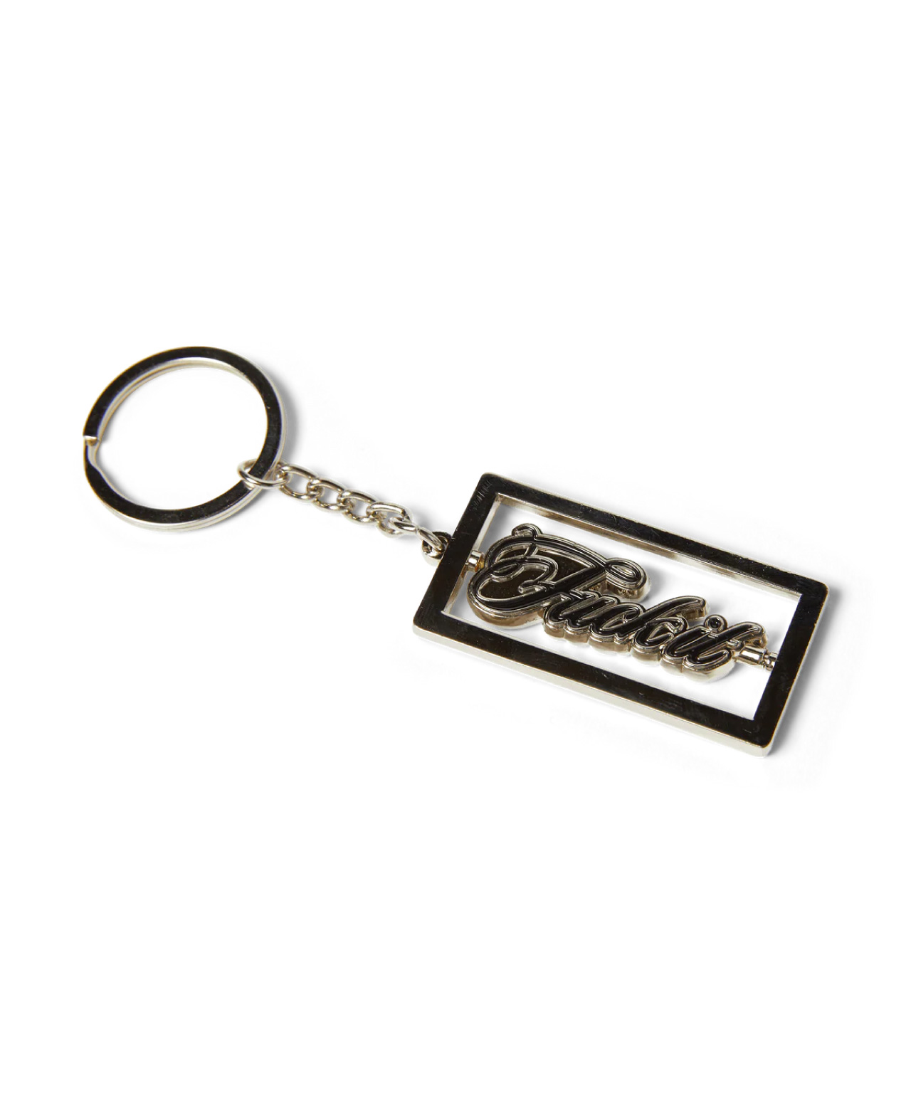 HUF EMBLEM KEYCHAIN SILVER