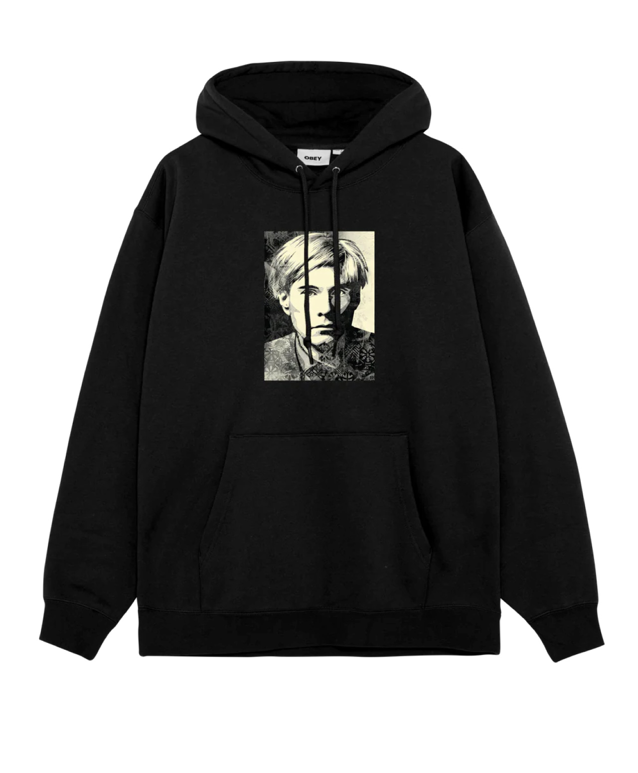 OBEY WARHOL HOOD BLACK