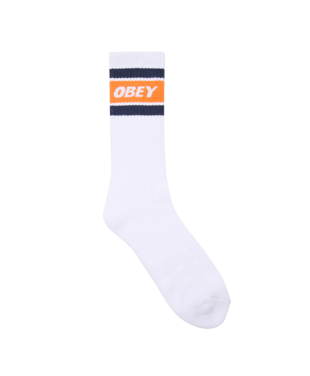 OBEY COOPER II SOCKS WHITE/ORANGE