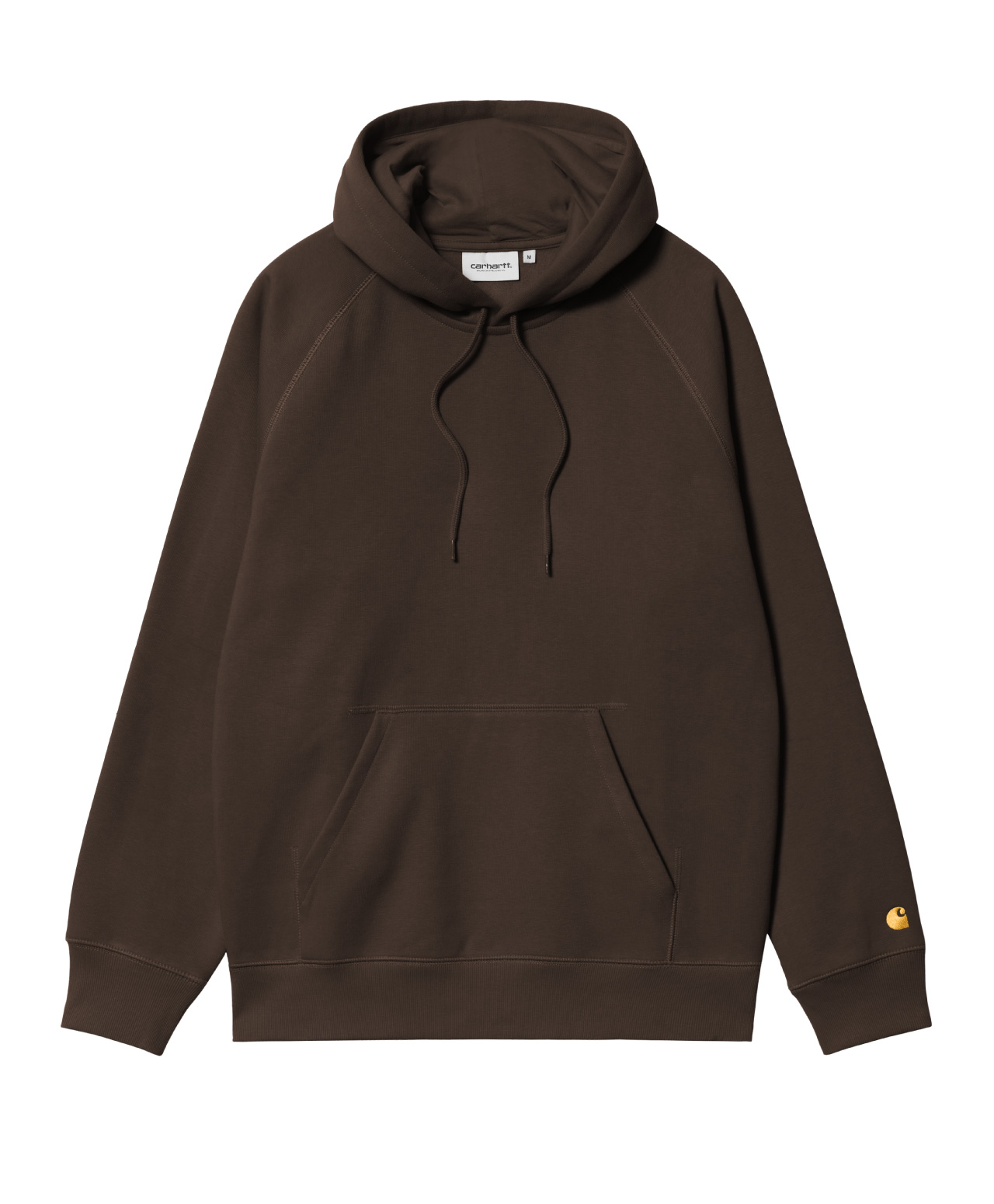 CARHARTT WIP HOODED CHASE SWEAT TOBACCO/GOLD