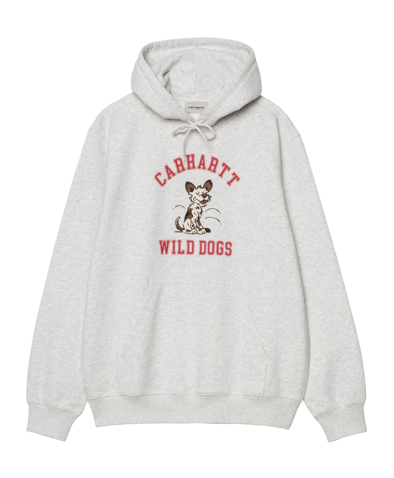 CARHARTT WIP WILD DOG HOOD ASH HEATHER