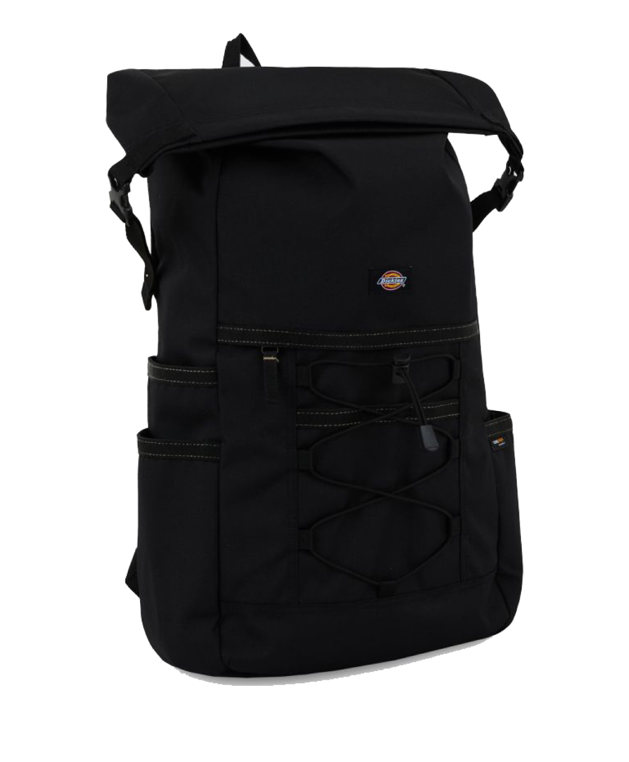 DICKIES ASHVILLE UTILITY ROLL TOP BACKPACK BLACK