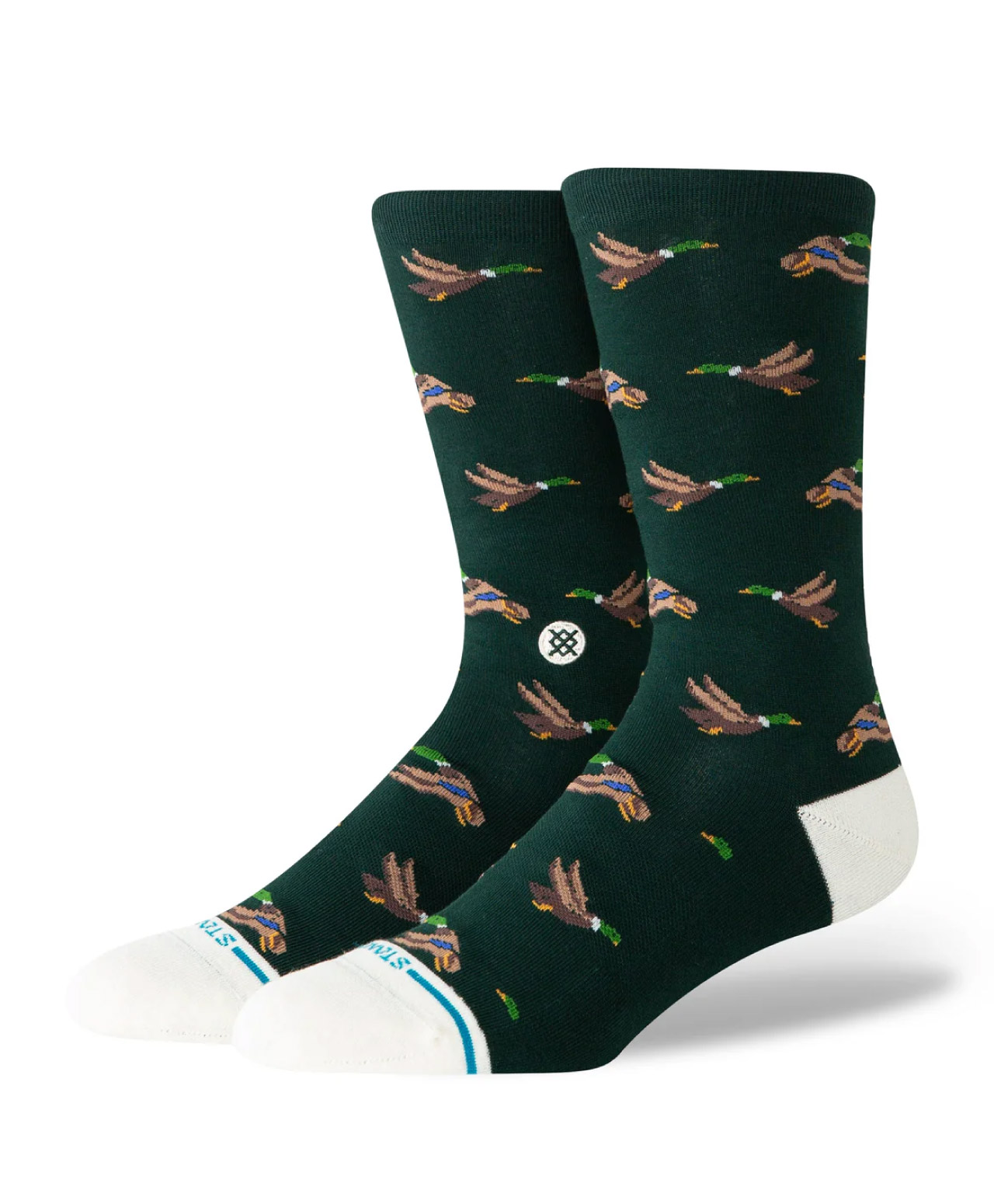 STANCE HUNTIN CREW SOCKS PINE