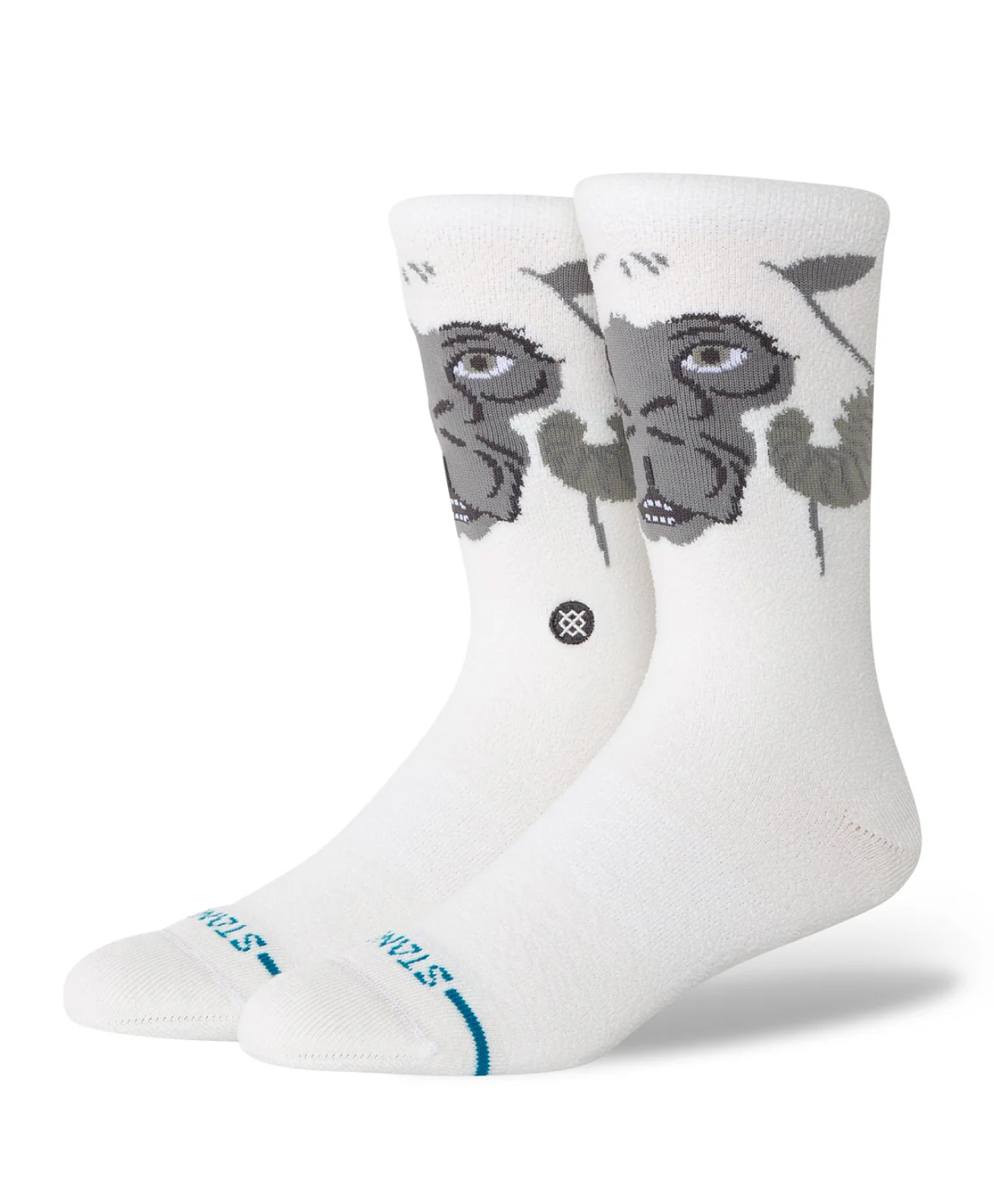 STANCE X STAR WARS TAUNTAUN CREW SOCKS WHITE