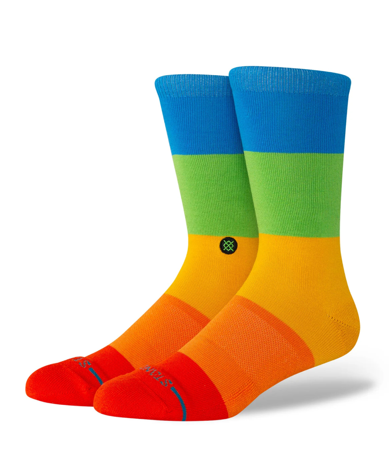 STANCE X POLAROID SNAPSHOT CREW SOCKS MULTI