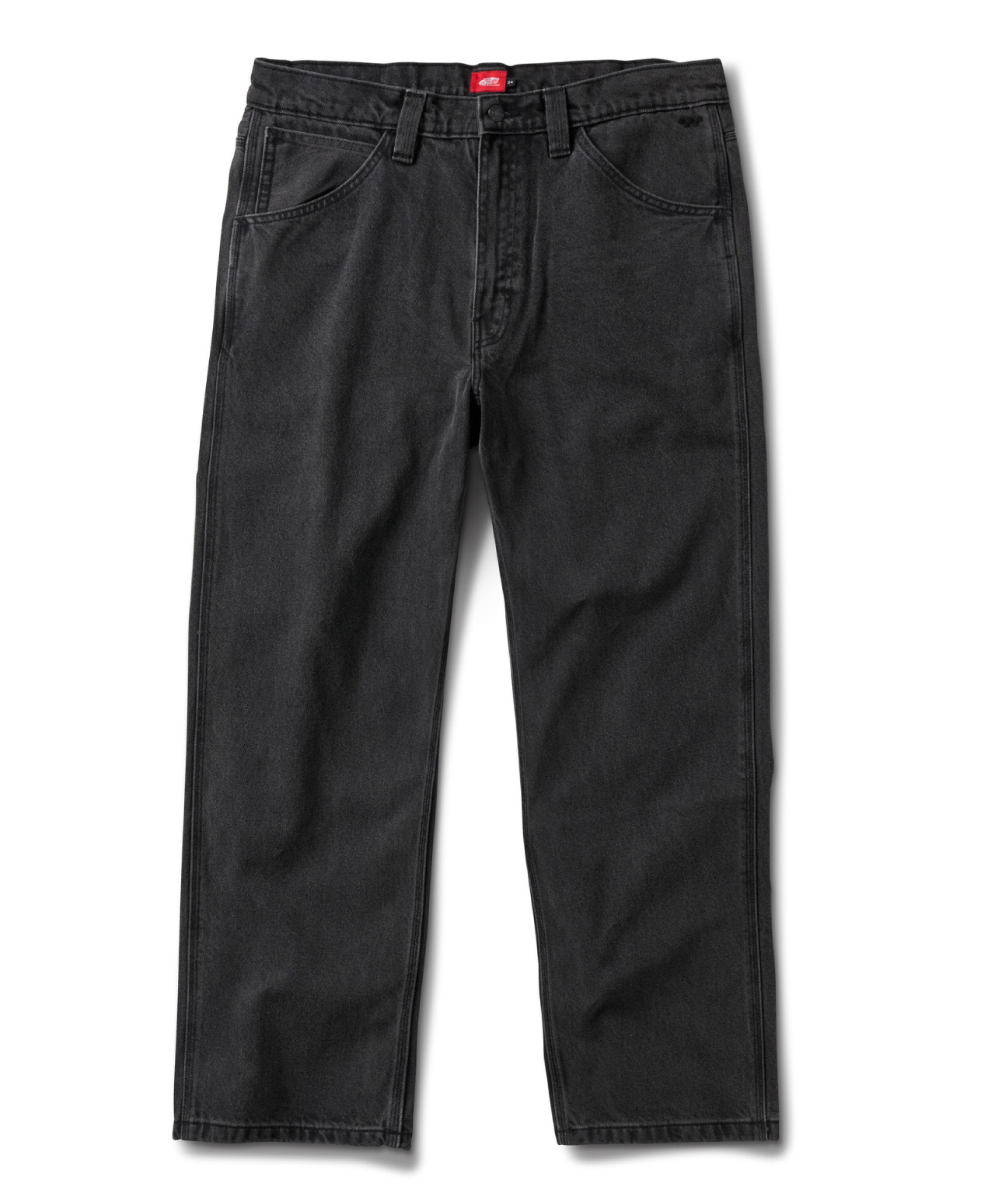 VANS SKATE CHECK DENIM PANTS BLACK