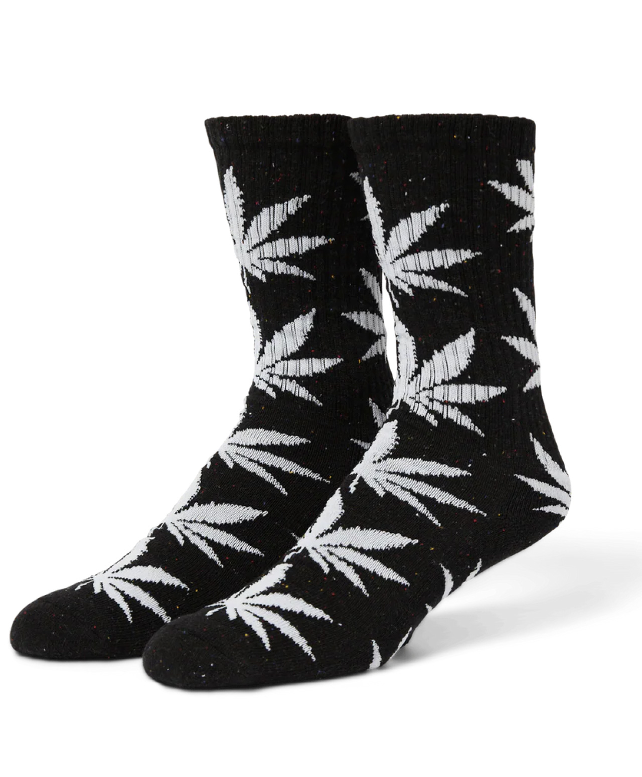 HUF PLANTLIFE SPECKLED SOCKS BLACK