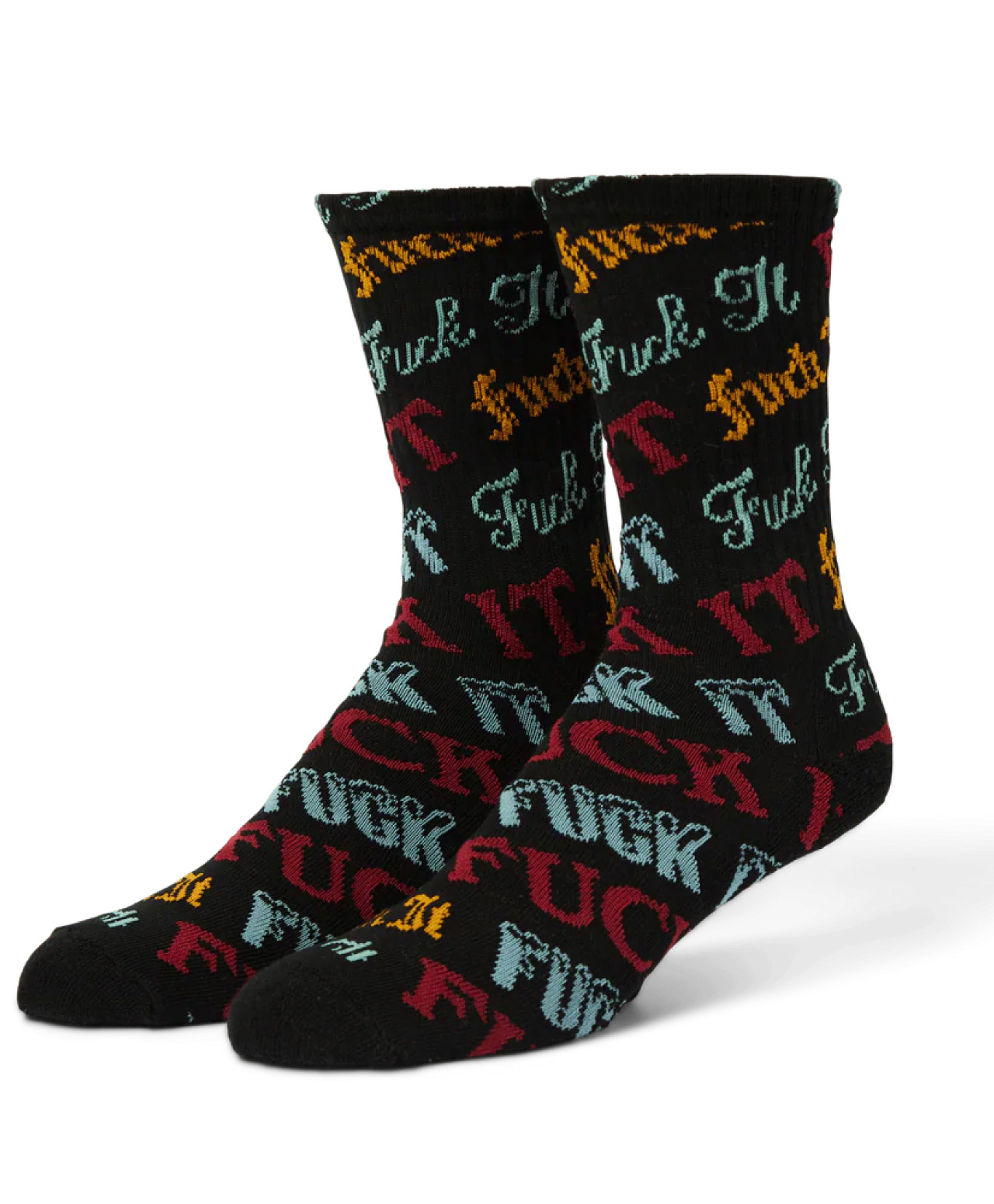 HUF WINTERTIME FUCK IT SOCKS BLACK