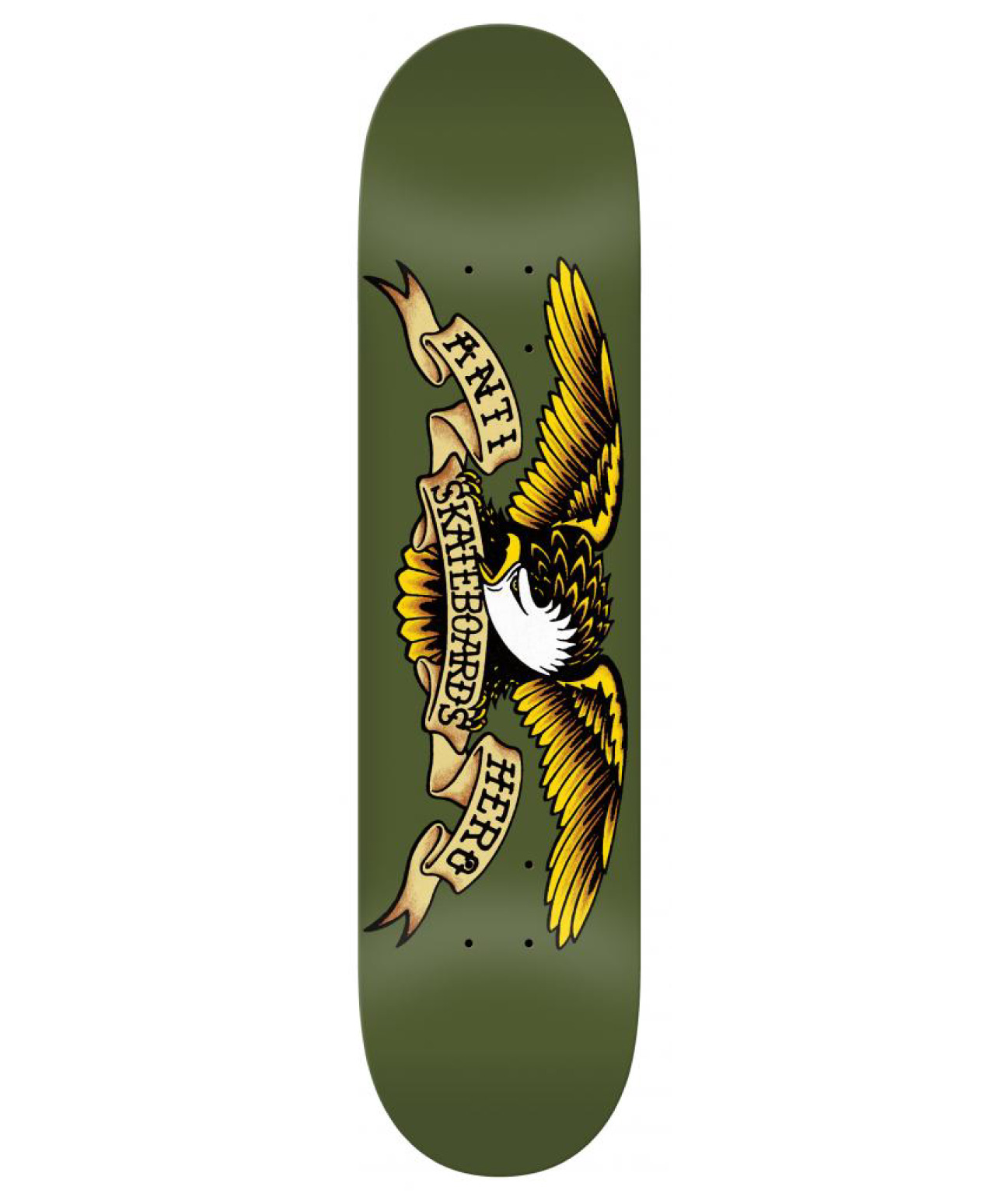 ANTIHERO CLASSIC EAGLE SKATE DECK 8.38 GREEN