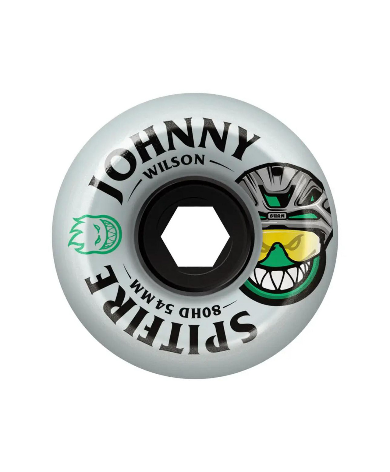 SPITFIRE WHEELS WILSON BURN SQUAD 80A 54MM CLEAR