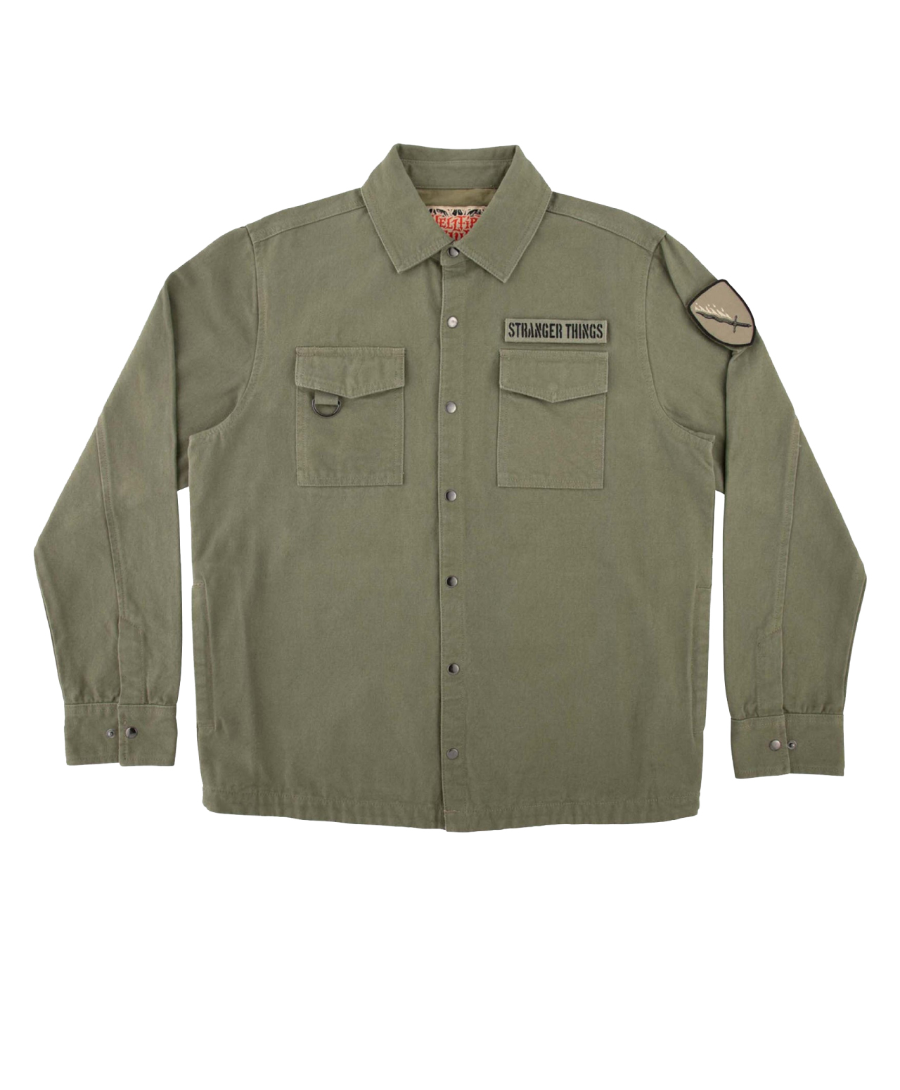 SANTA CRUZ X STRANGER THINGS CRAWL JACKET ARMY