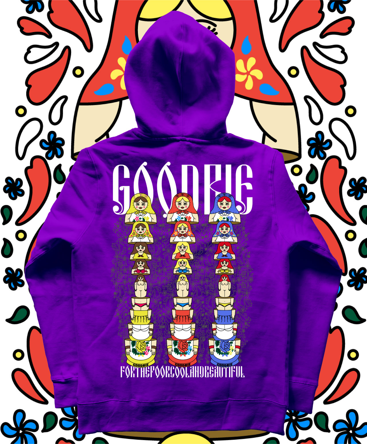 GOODBIE SPYCE GIRLS PREMIUM HOOD PURPLE