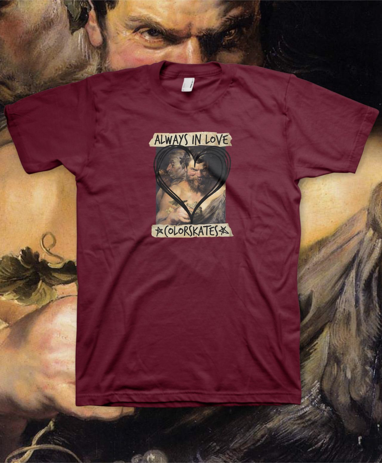 COLOR SATYRS IN LOVE TEE TRUFFLE
