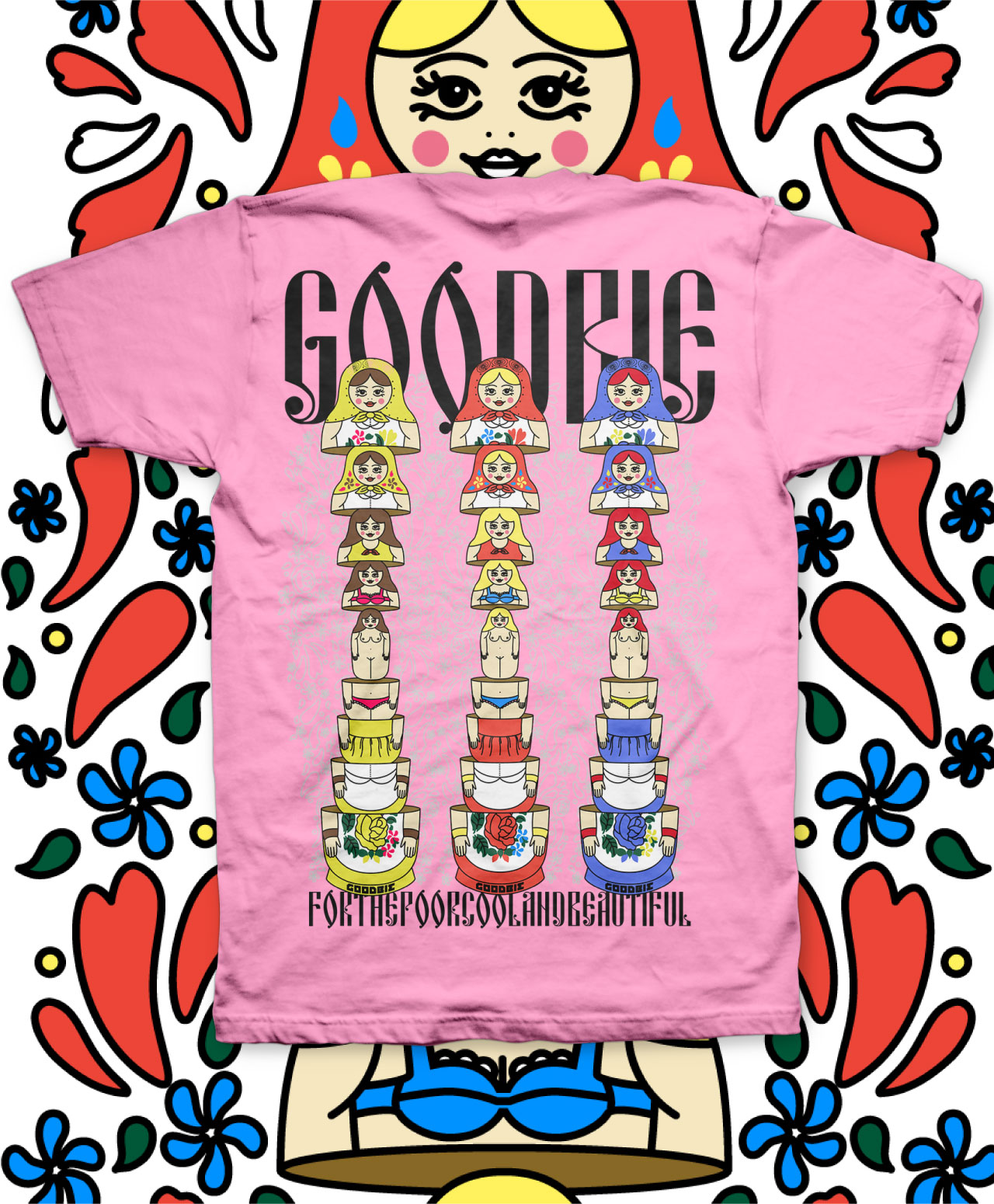 GOODBIE SPYCE GIRLS TEE LIGHT PINK