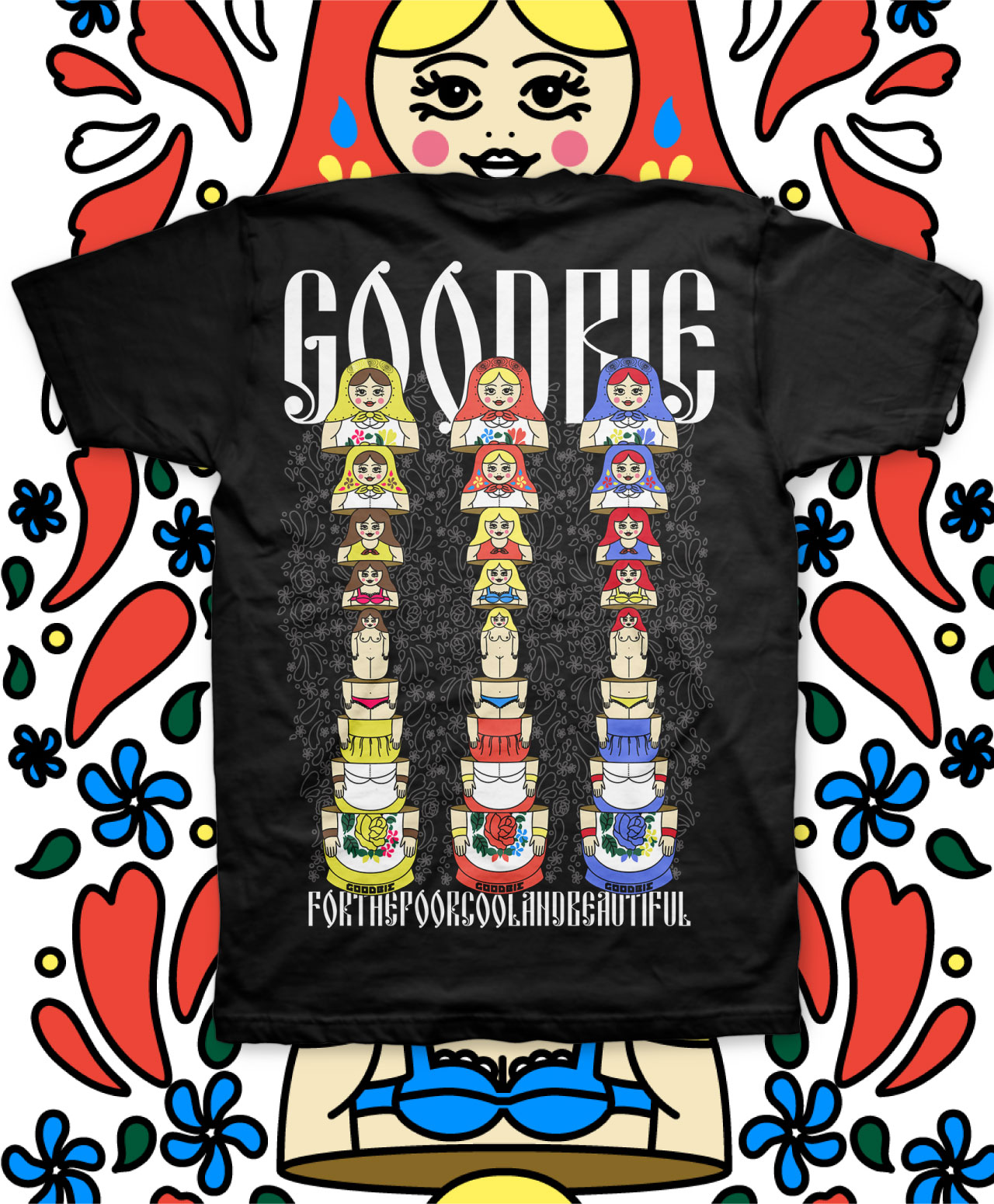 GOODBIE SPYCE GIRLS TEE BLACK