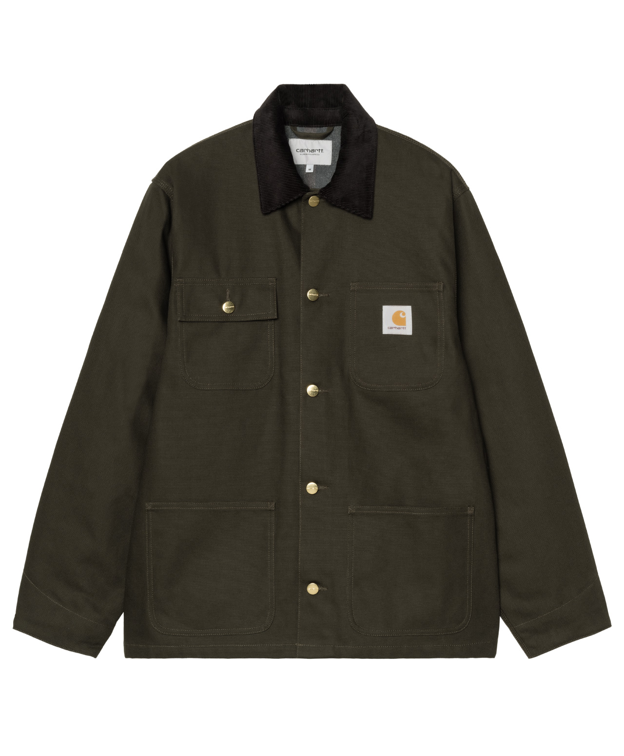 CARHARTT WIP MICHIGAN COAT OLIVE/BLACK RIGID