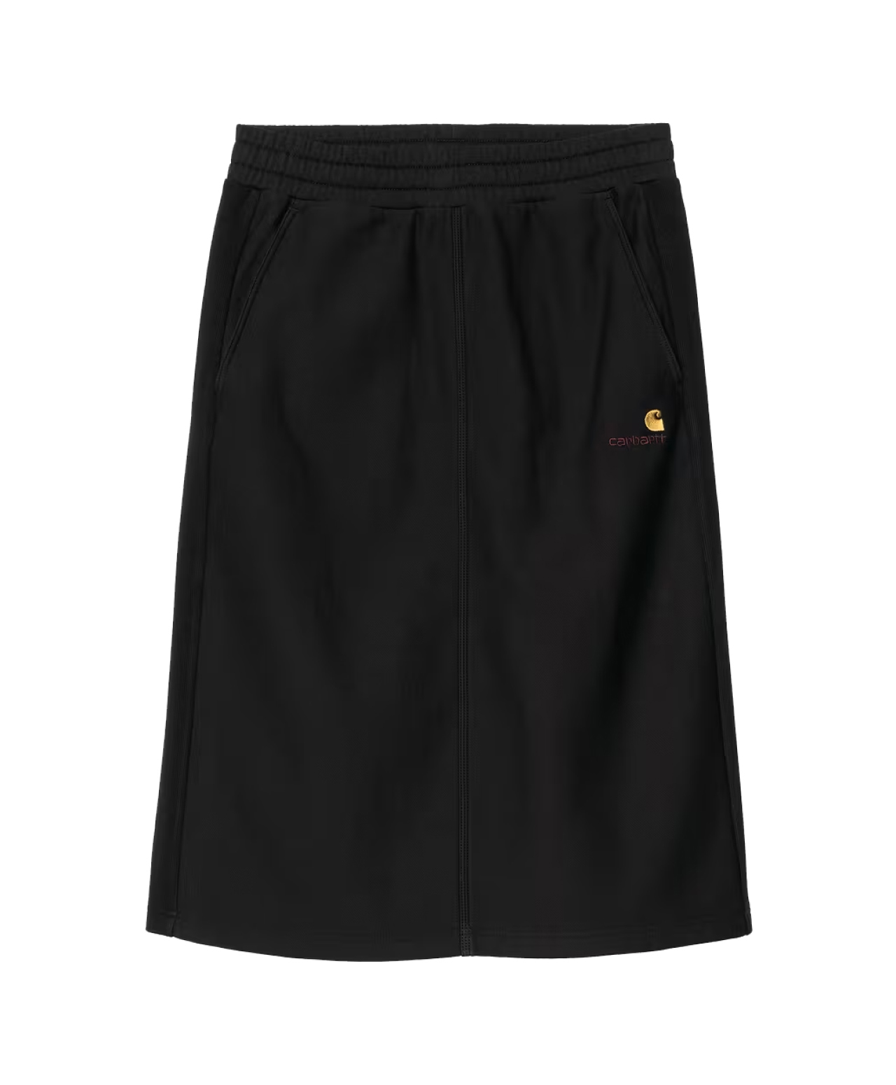 CARHARTT WIP WOMENS AMERICAN SCRIPT SWEAT SKIRT BLACK