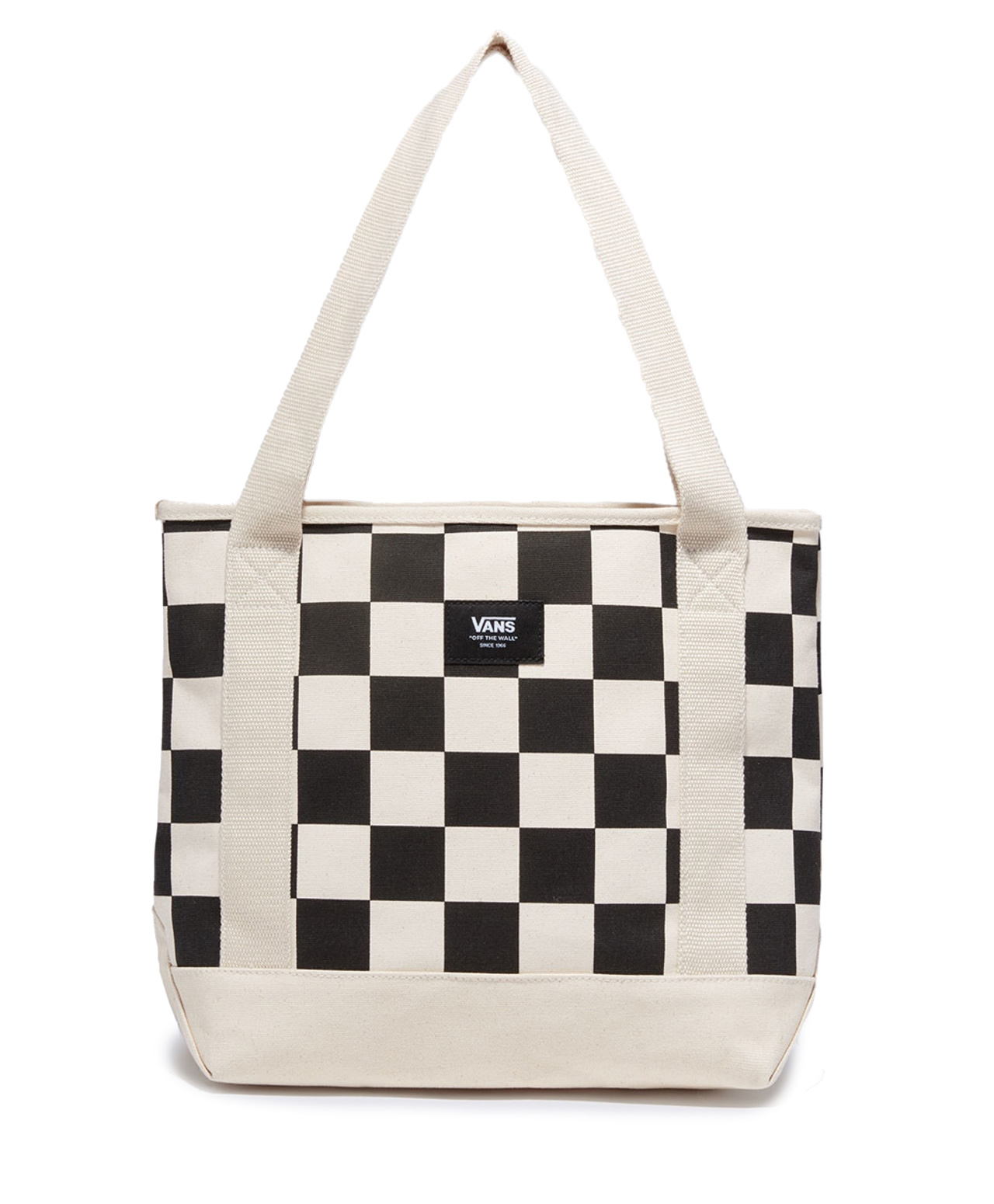 VANS PERGS MIDI TOTE BAG ANTIQUE WHITE/BLACK