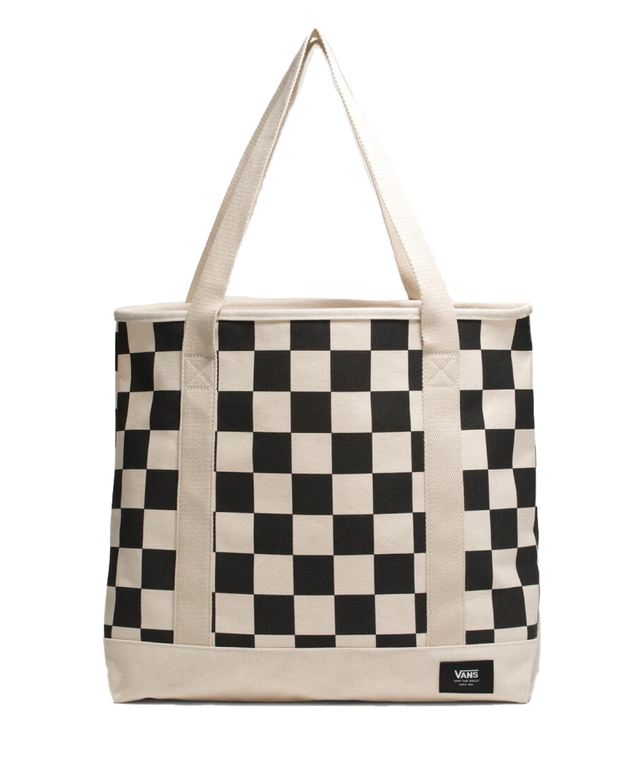 VANS PERGS TOTE BAG CHECK ANTIQUE WHITE