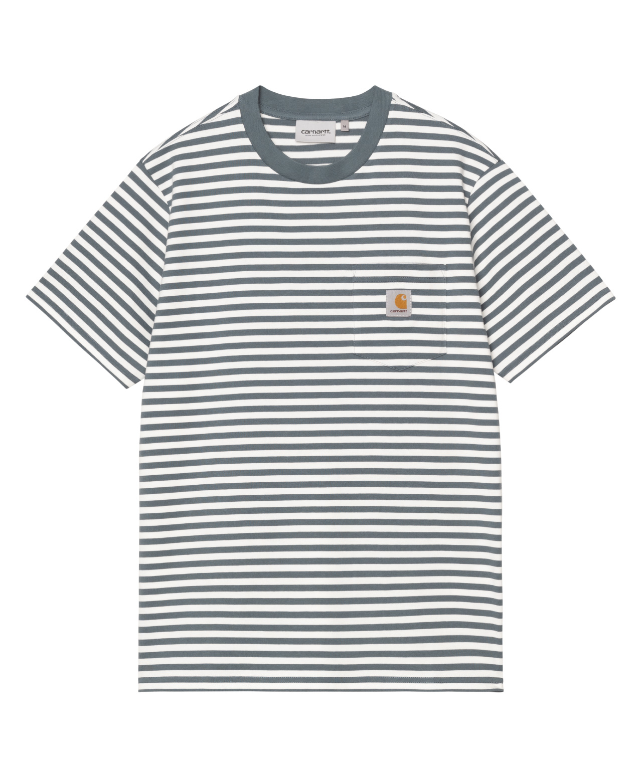 CARHARTT WIP EZRA POCKET TEE COZY BLUE/WAX