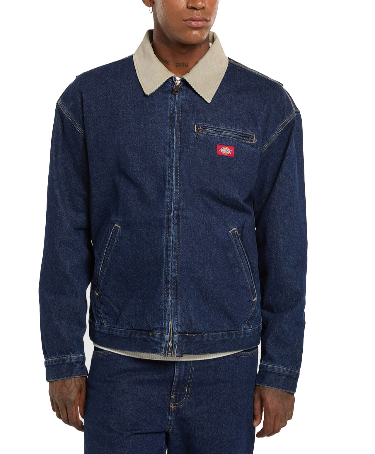 DICKIES DENIM PAINTER JACKET DARK INDIGO