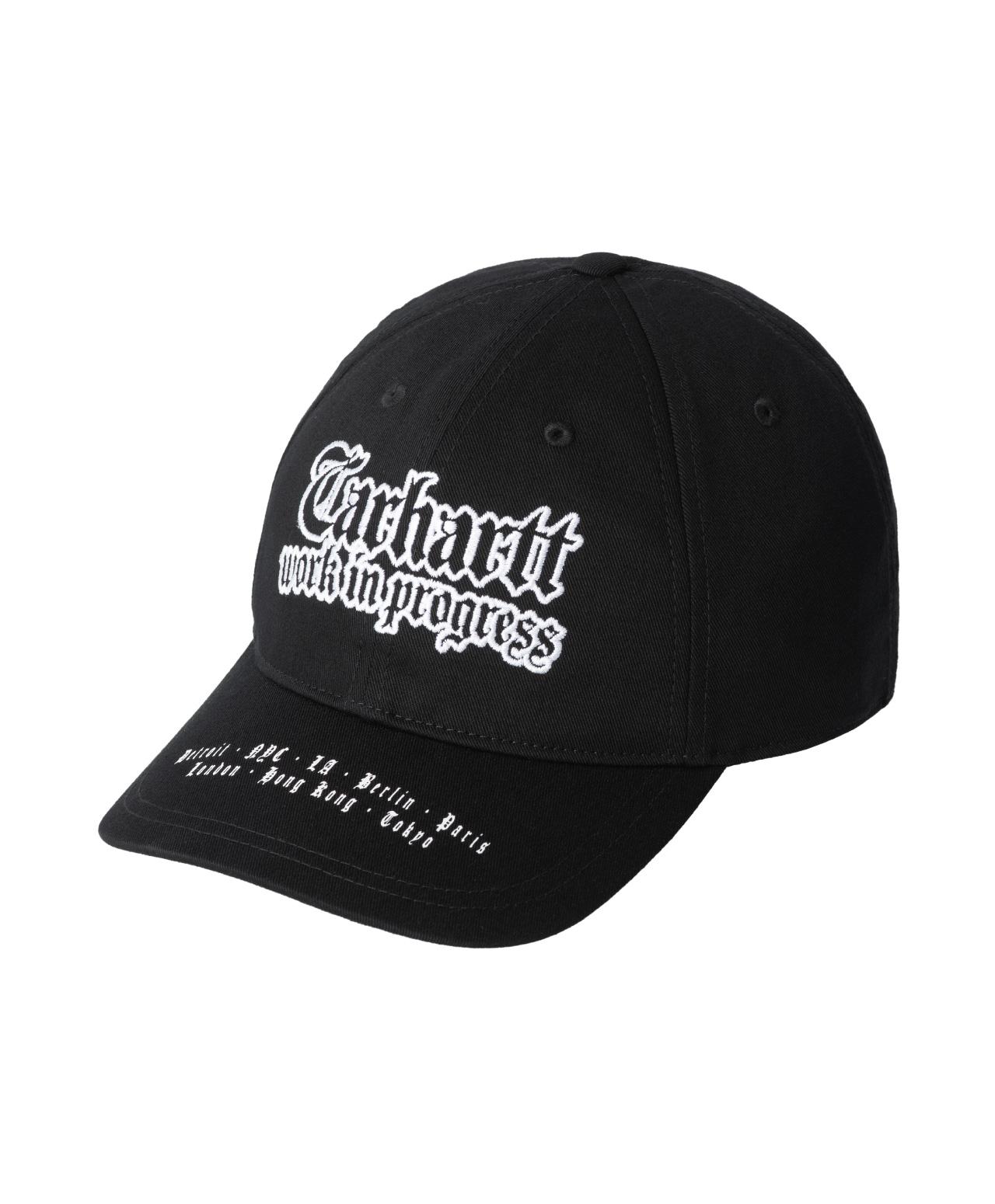 CARHARTT WIP WORLD TOUR CAP BLACK/WHITE