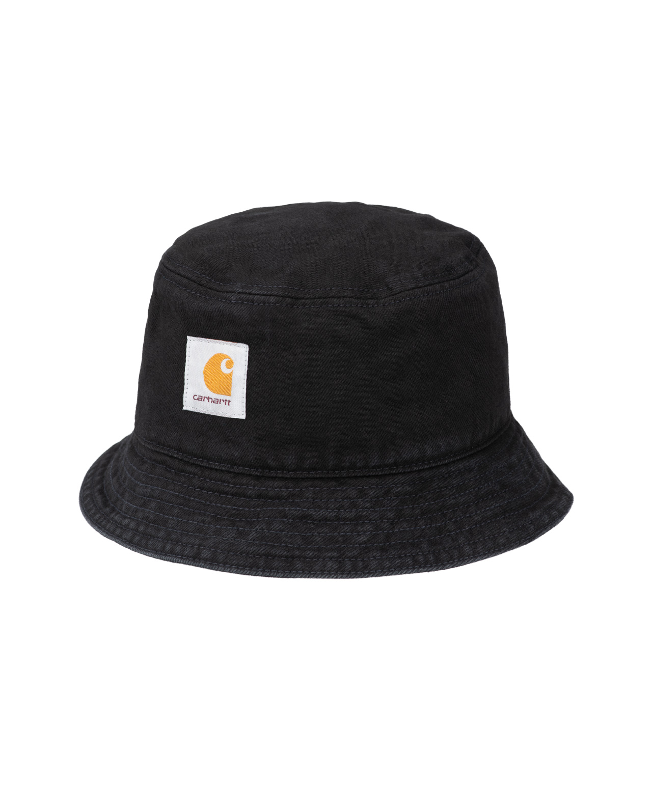 CARHARTT WIP BELMAR BUCKET HAT BLACK RINSED
