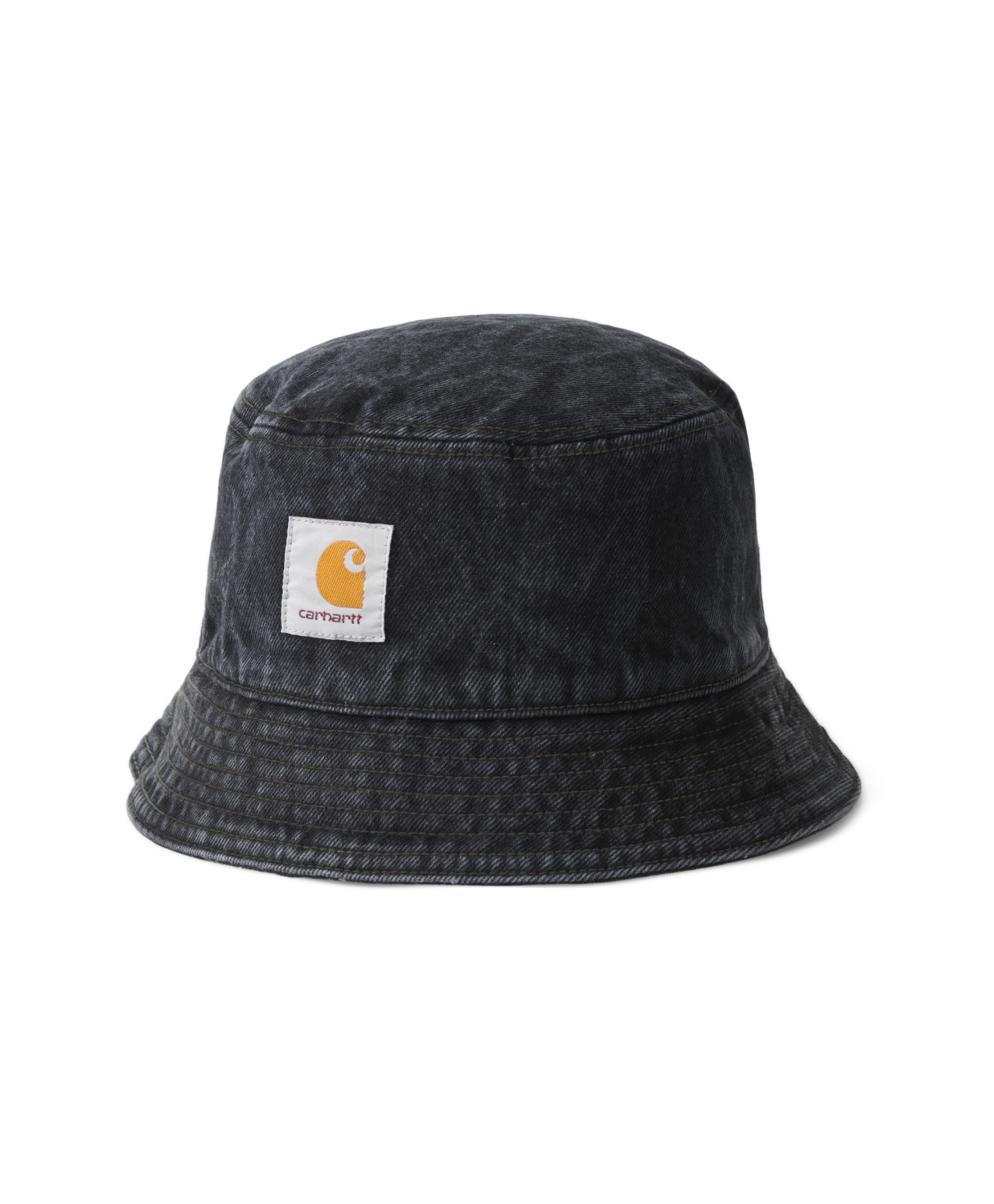 CARHARTT WIP BELMAR BUCKET HAT SNAKE CAMO/BLACK HEAVY STONE WASHED
