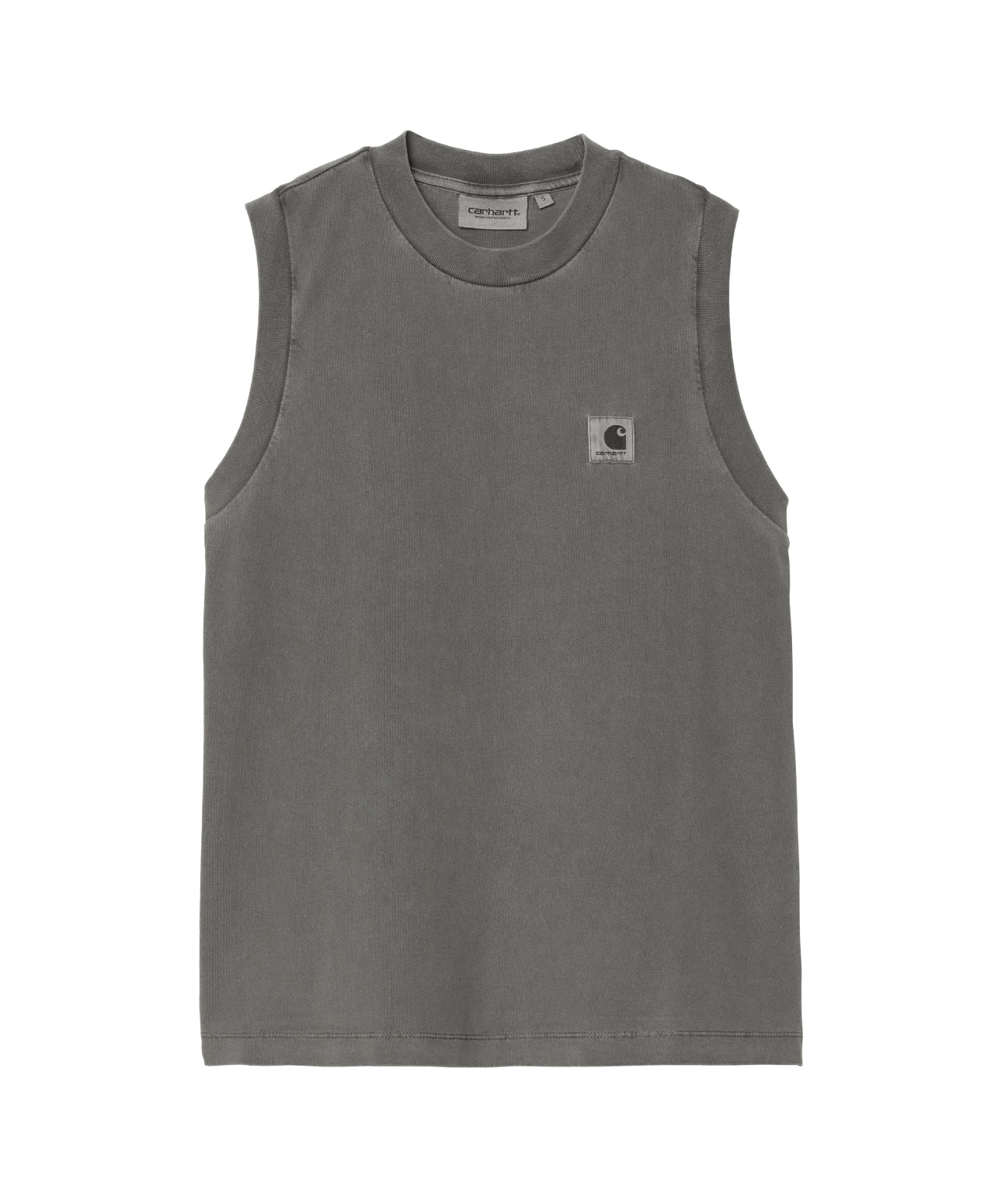 CARHARTT WIP WOMENS NELSON A-SHIRT BLACK GARMENT DYED