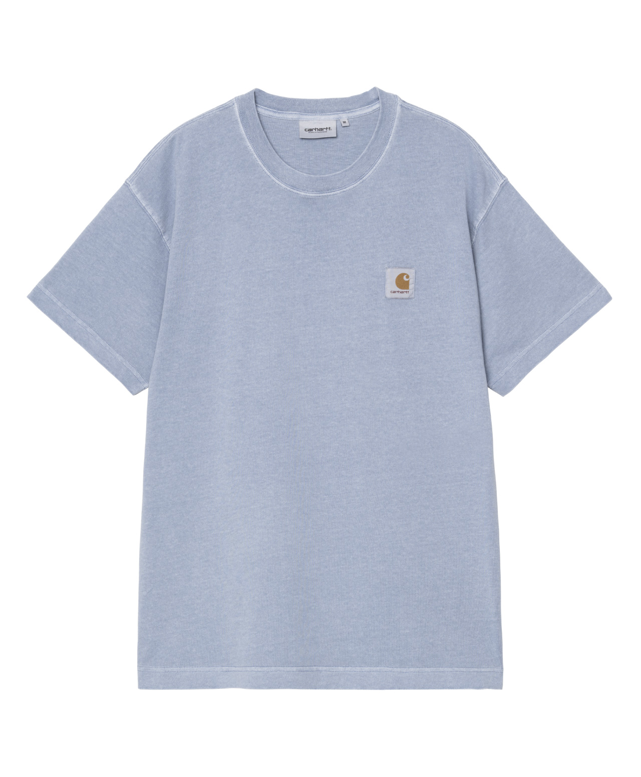 CARHARTT WIP NELSON TEE GENTLE BLUE GARMENT DYED