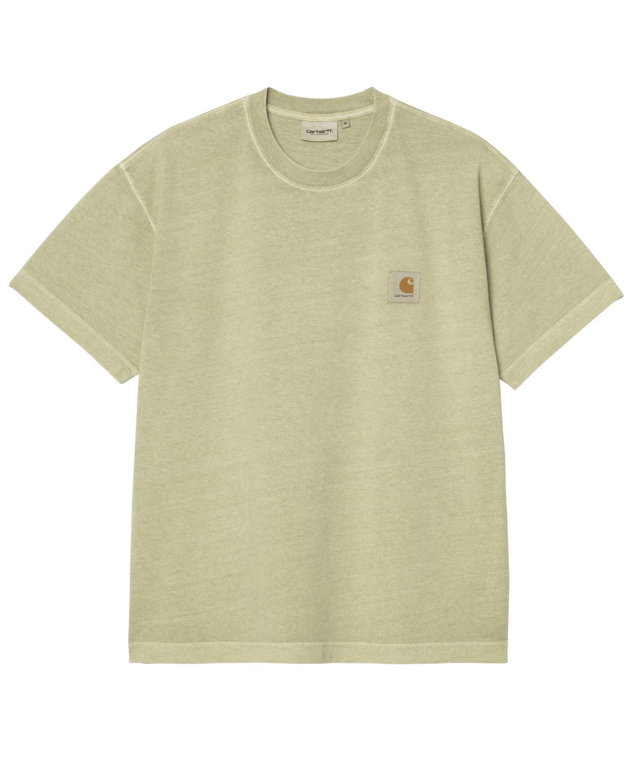 CARHARTT WIP NELSON TEE GENTLE GREEN GARMENT DYED