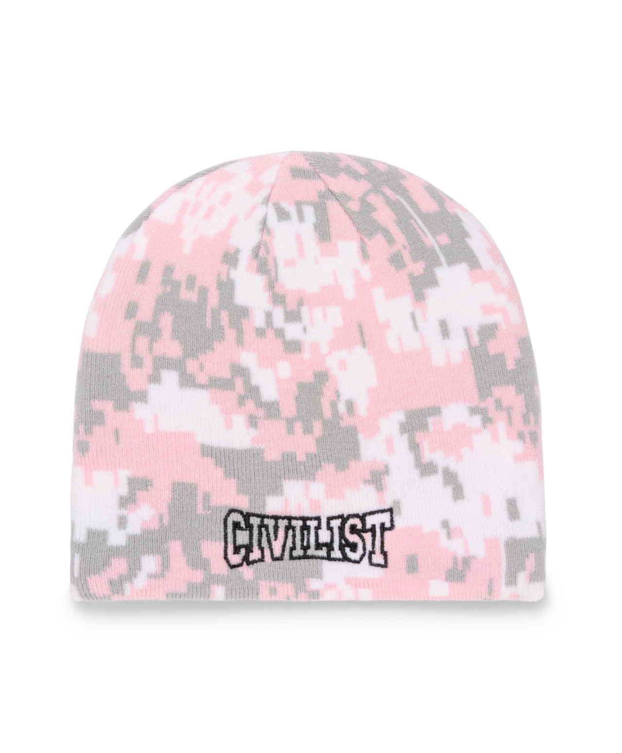 CIVILIST STRIPED SKULLY BEANIE LIGHT DIGI CAMO