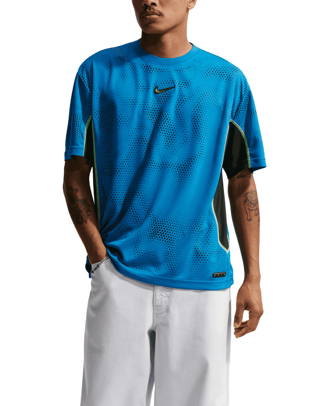 NIKE SB ISHOD WAIR JERSEY BRILLIANT BLUE/BLACK