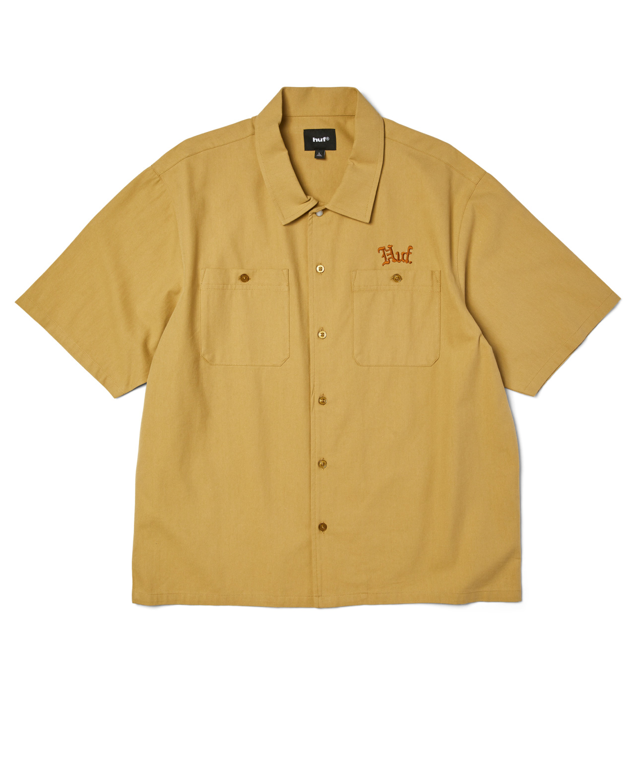 HUF FANTASIES WORK SHIRT TAN