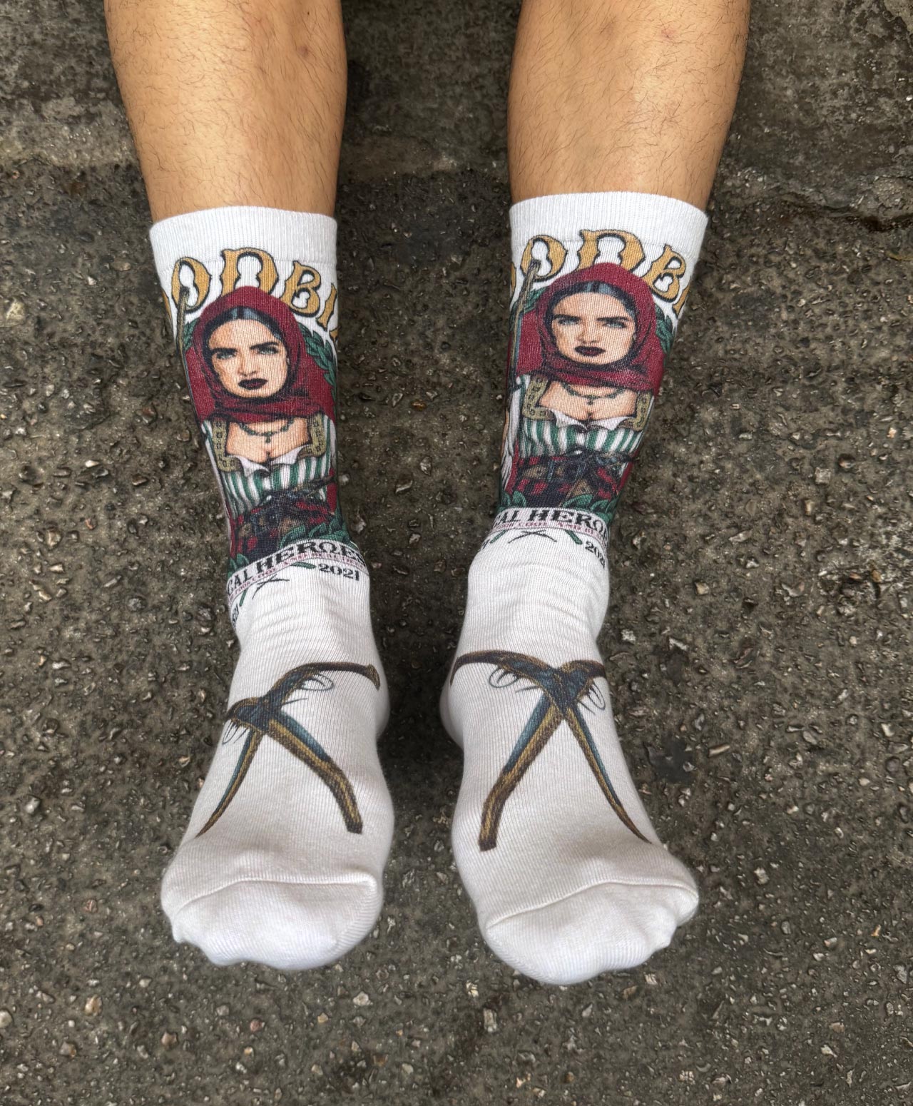 GOODBIE BOUBOU CREW SOCKS