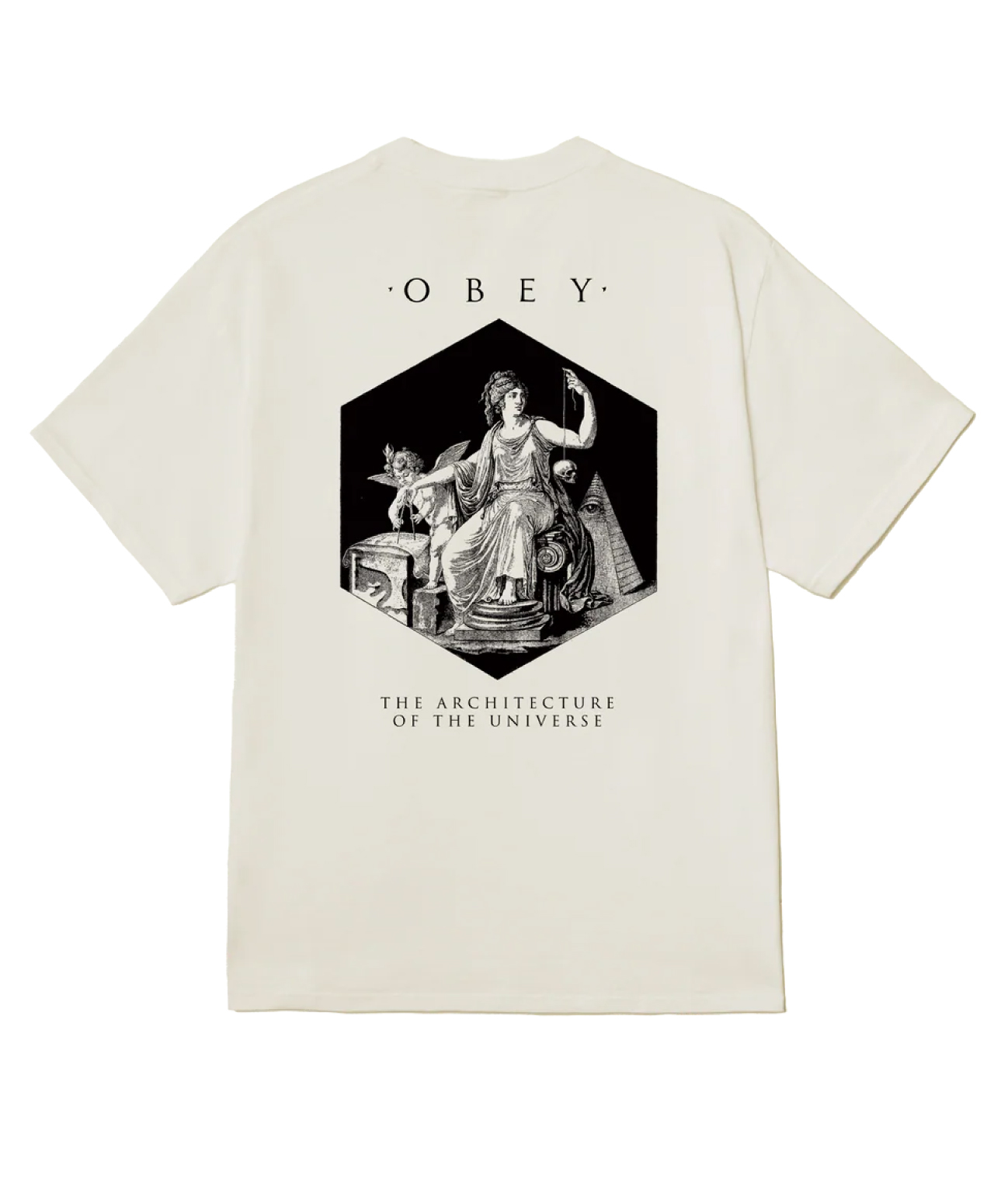 OBEY ARCHITECTURE OF THE UNIVERSE TEE VINTAGE WHITE