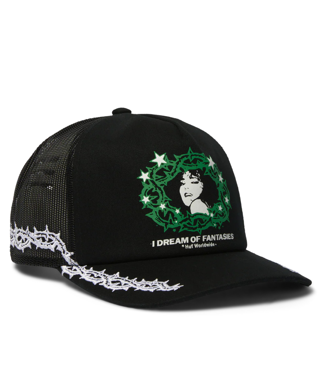 HUF FANTASIES TRUCKER HAT BLACK
