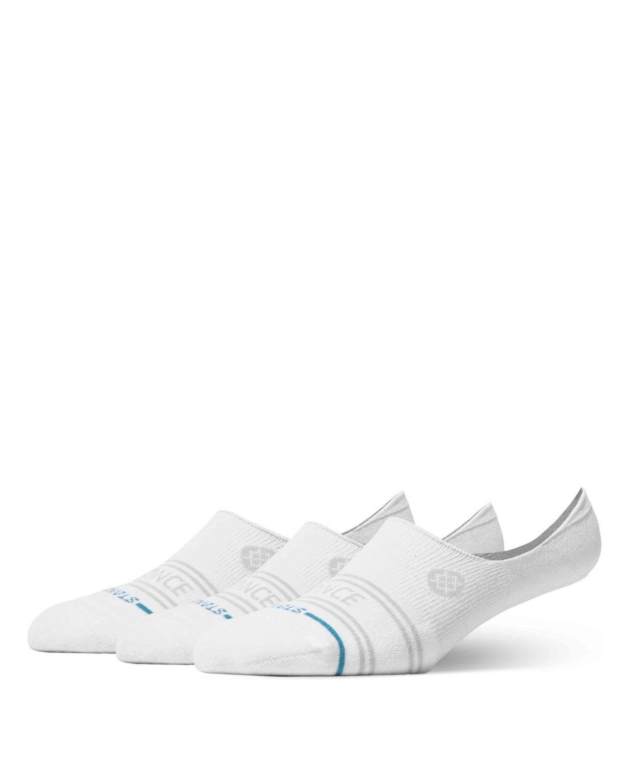STANCE VITAL NO SHOW SOCKS 3-PACK WHITE
