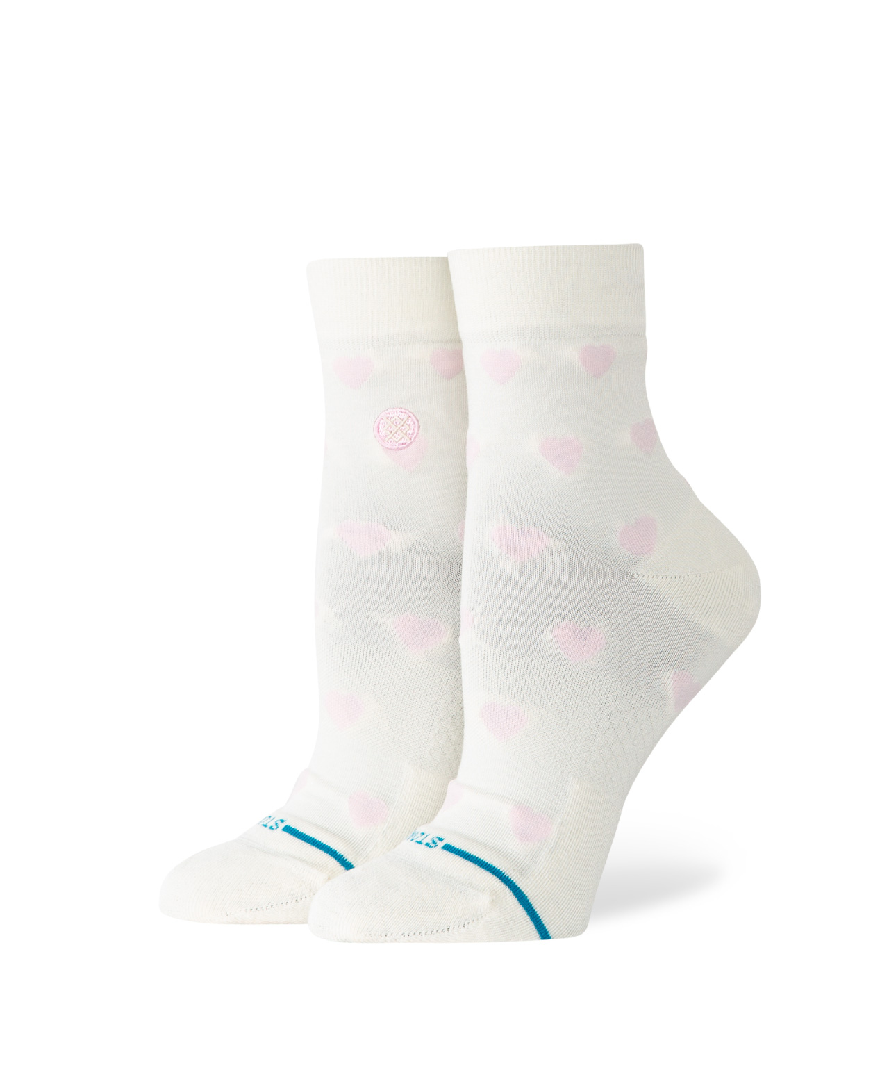 STANCE HEARTS LOWRIDER SOCKS IVORY