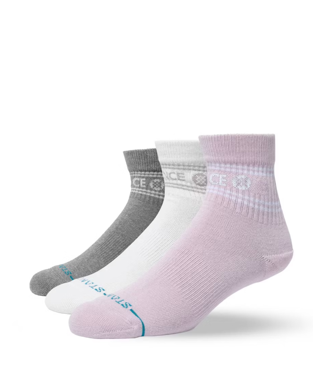 STANCE VITAL QUARTER SOCKS 3-PACK PURPLE