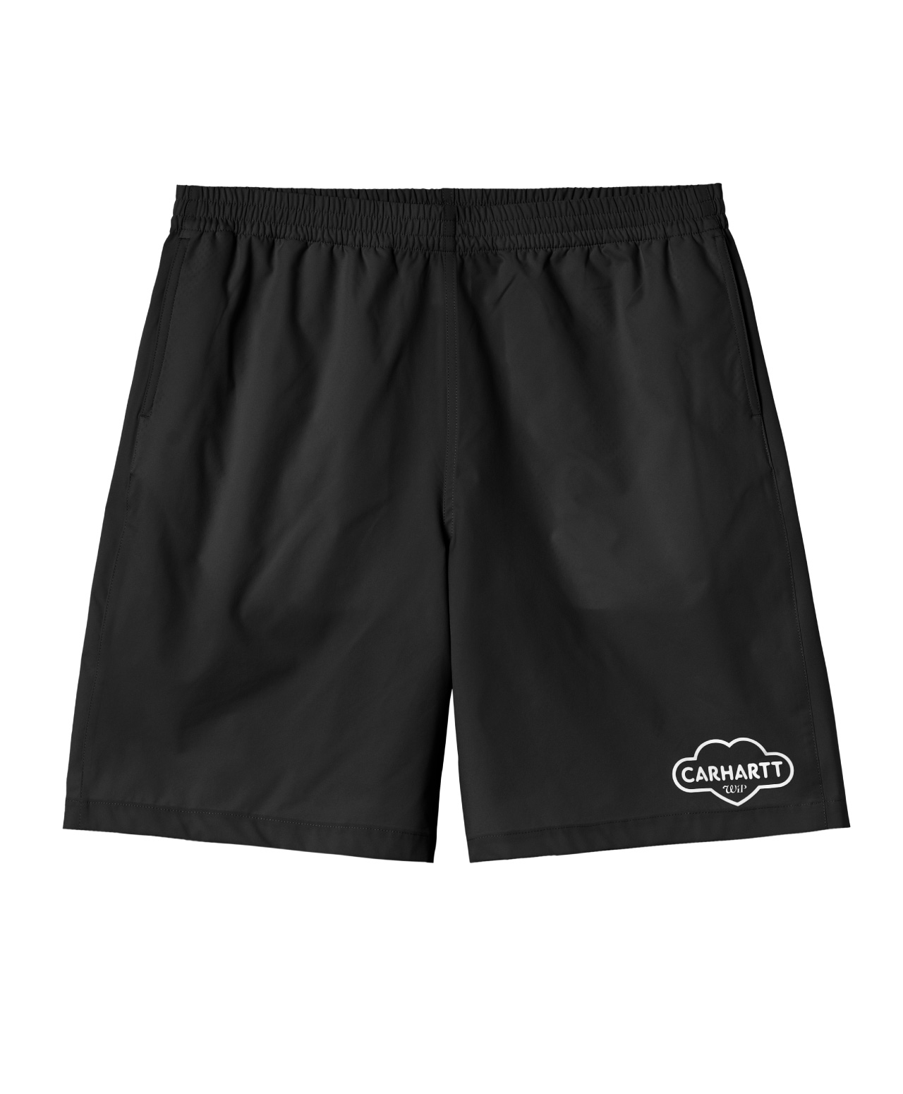 CARHARTT WIP CLOUD HEART SWIM TRUNKS BLACK