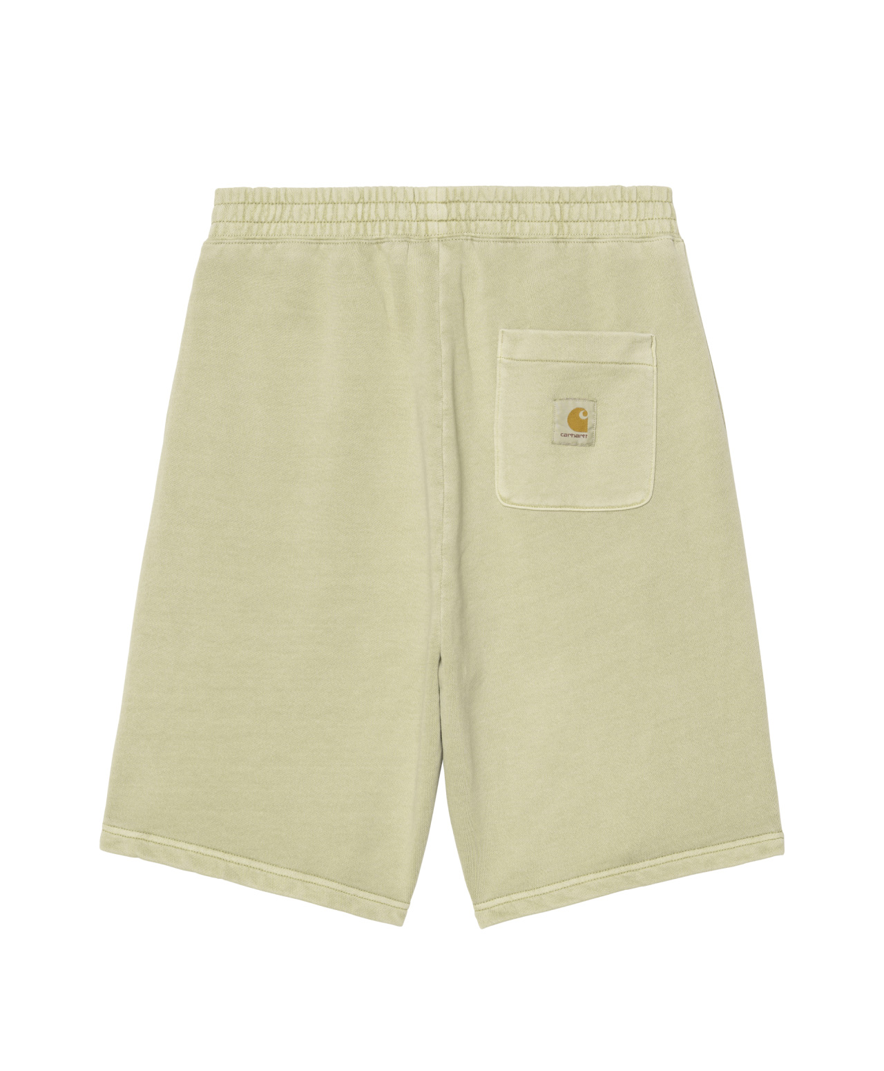 CARHARTT WIP NELSON SWEAT SHORT GENTLE GREEN GARMENT DYED